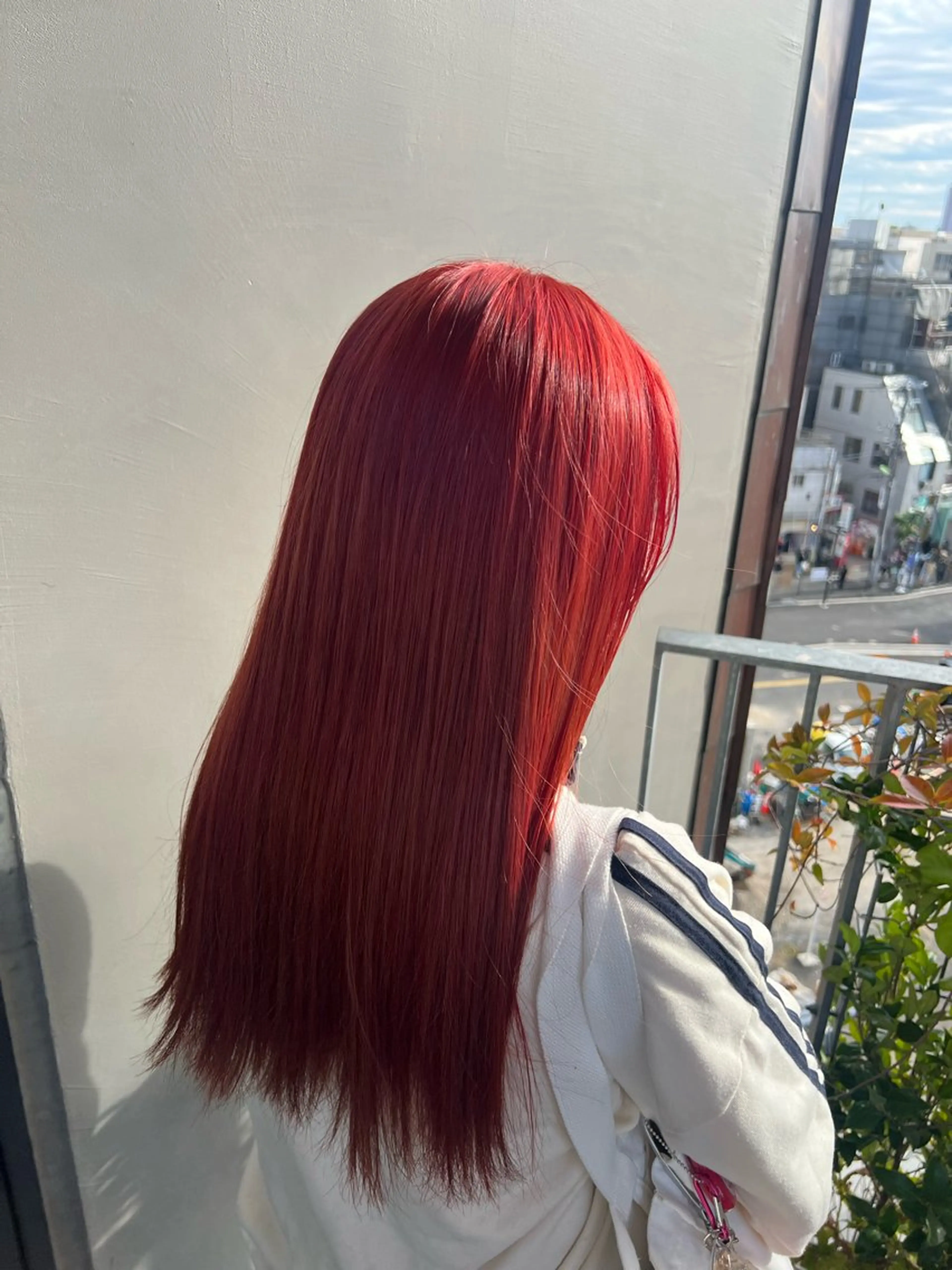 ロング カラー カット ヘアカラー トリートメント ダブルカラー寒色系 ボリューム改善ハヤトのヘアスタイル