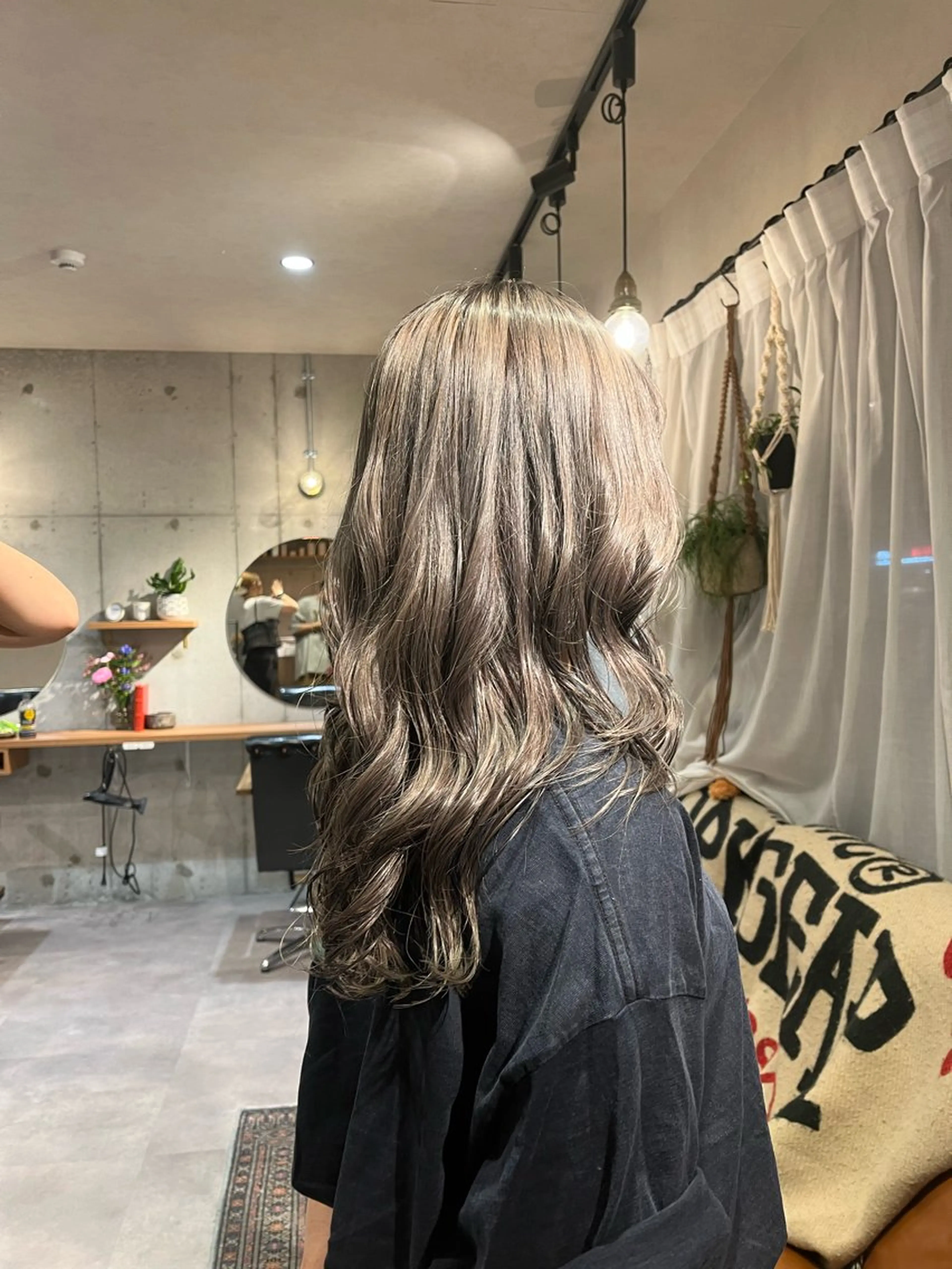 ロング カラー ハイトーンカラー カット ヘアカラー Lamp所属・🌀メンズパーマ🌀 🐏丸山祐宇🐏のヘアスタイル