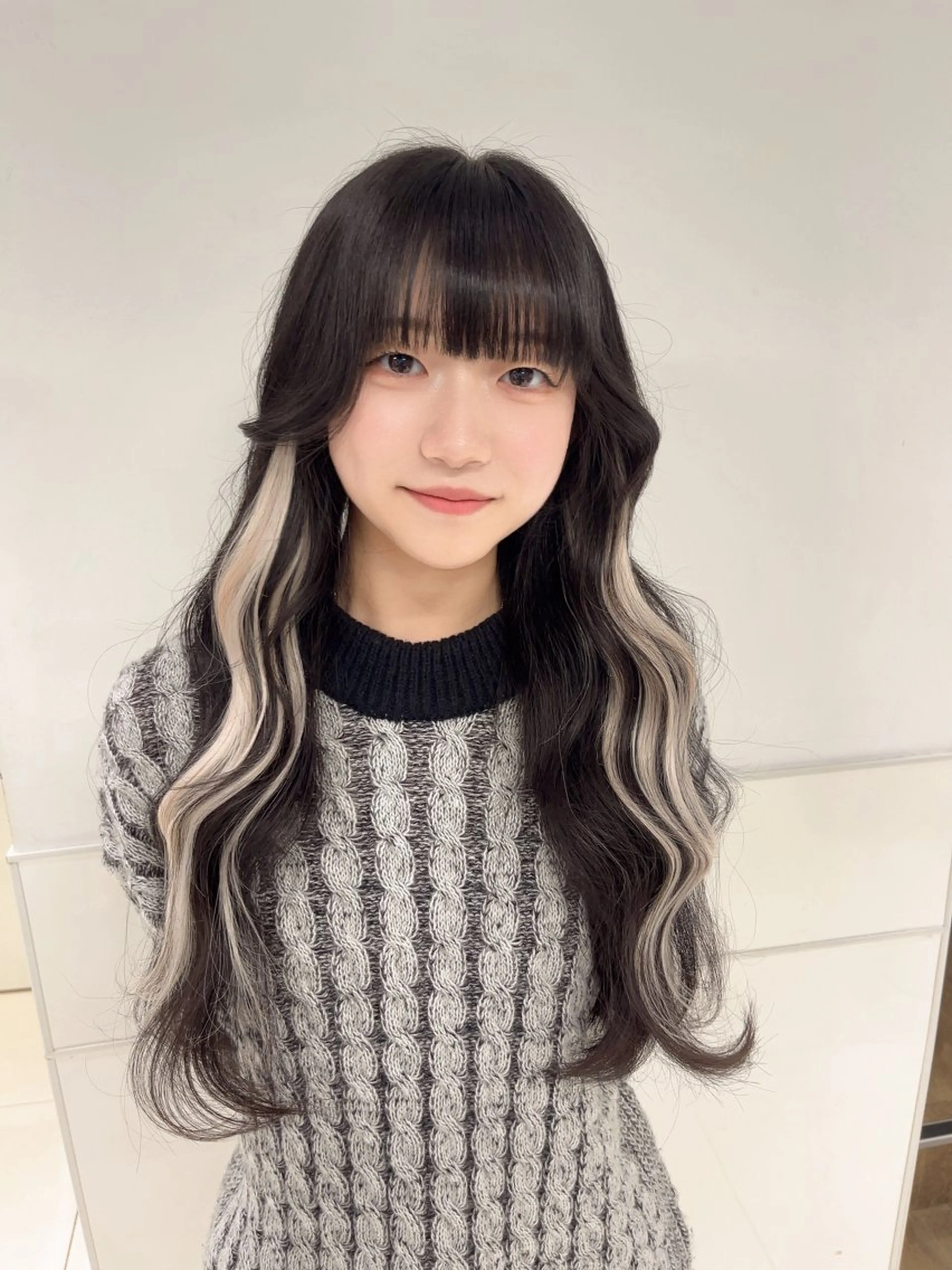 ロング エクステ エクステ りおな/エクステ /ミルクティーカラーのヘアスタイル