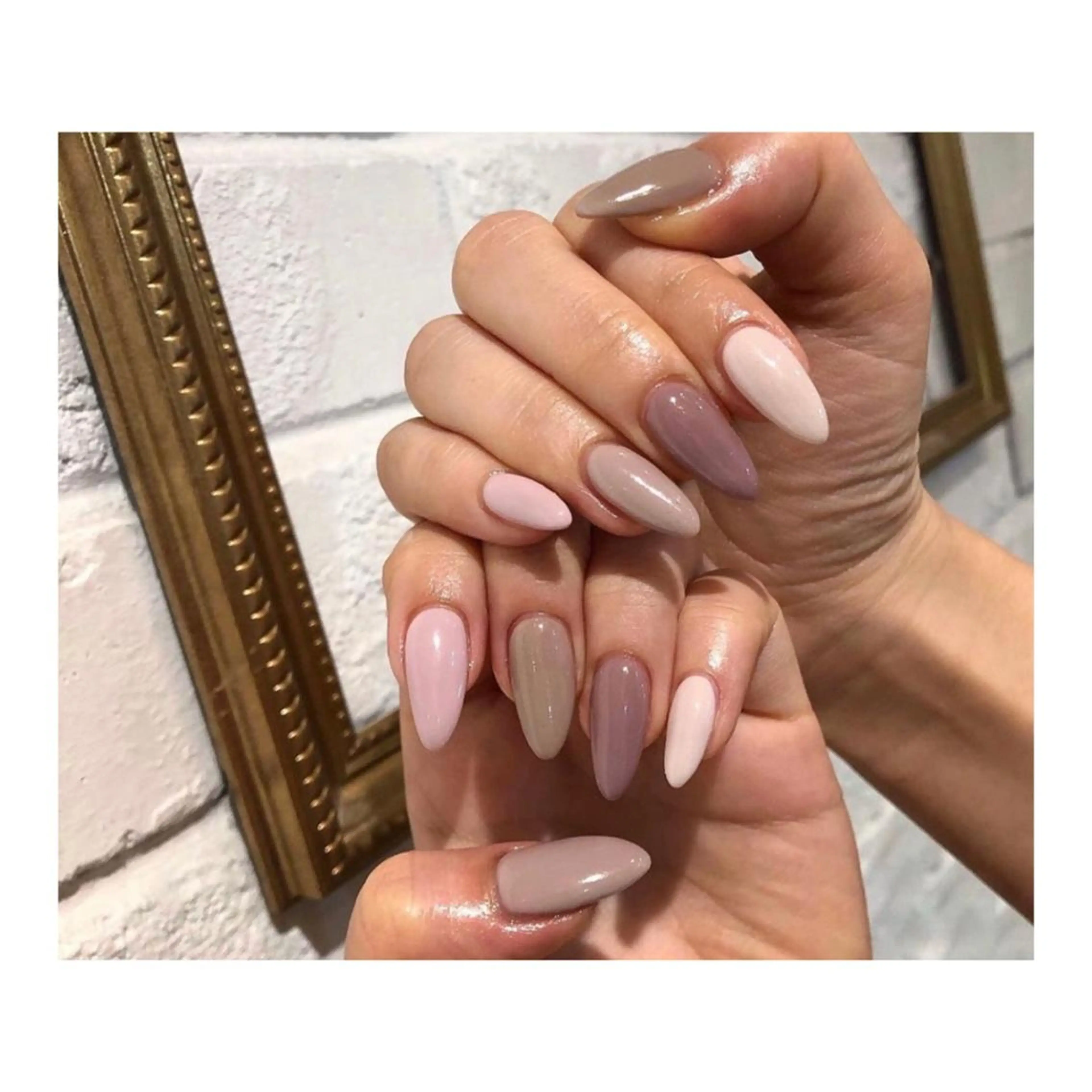 ネイル ハンドネイル M nail 個人サロン𓆉♥︎のネイルデザイン
