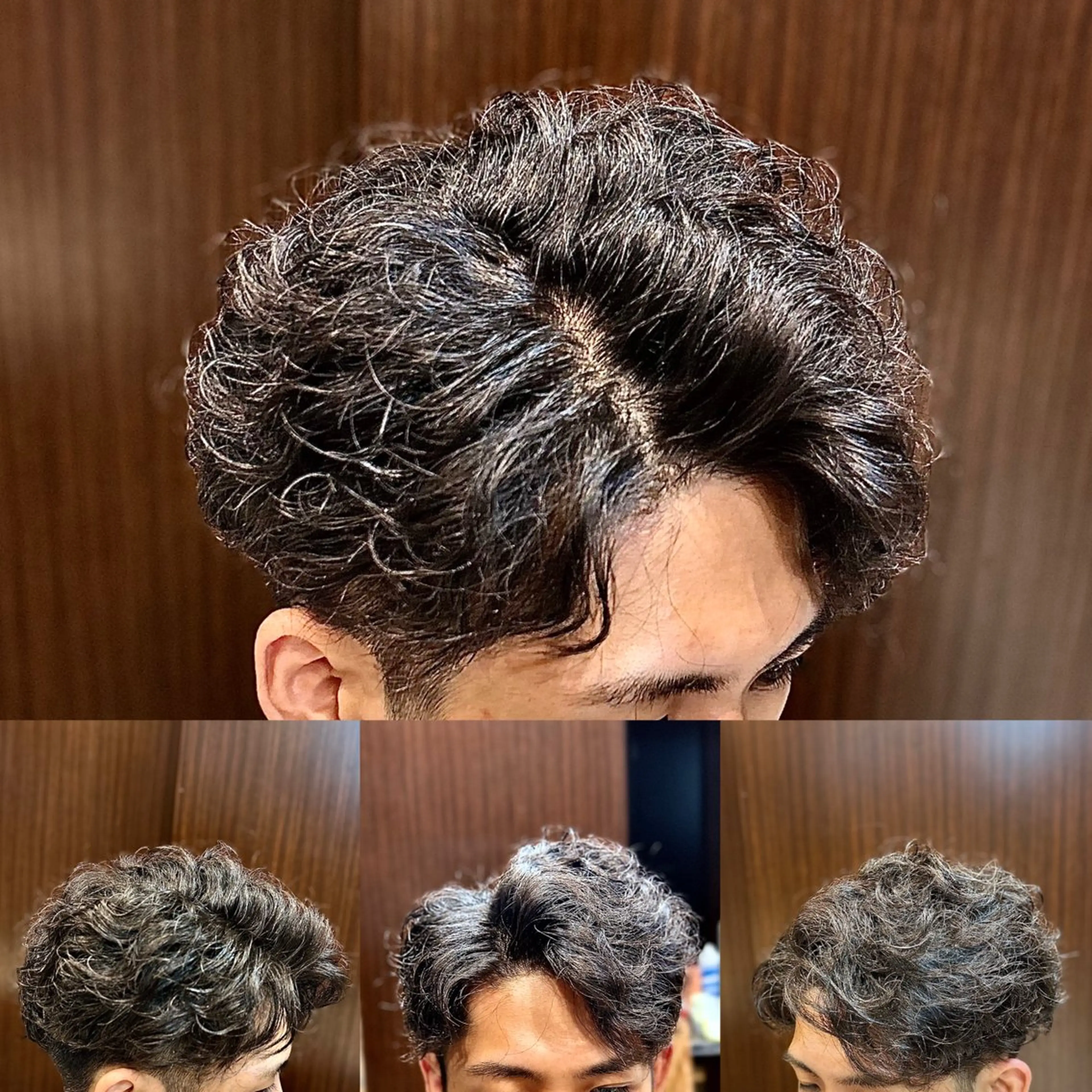 ミディアム パーマ メンズ 💈田上 立輝のヘアスタイル