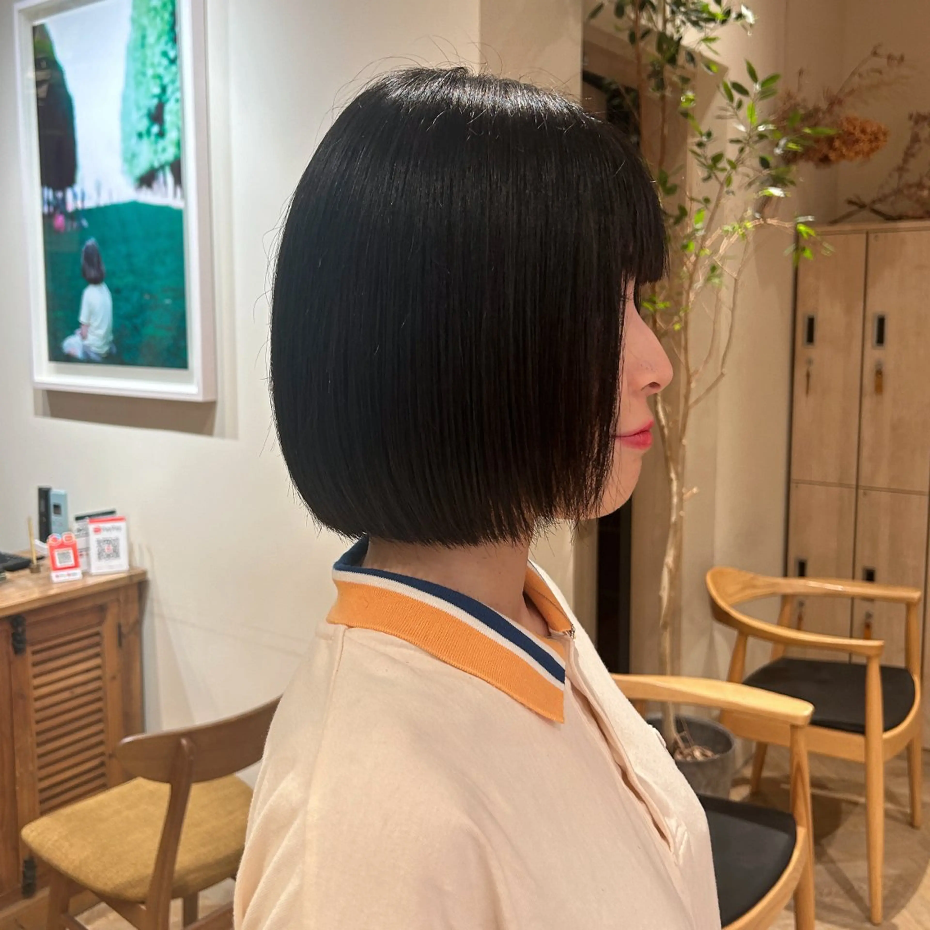 ミディアム 丸みボブ/メンズ /大山杏奈🌙のヘアスタイル