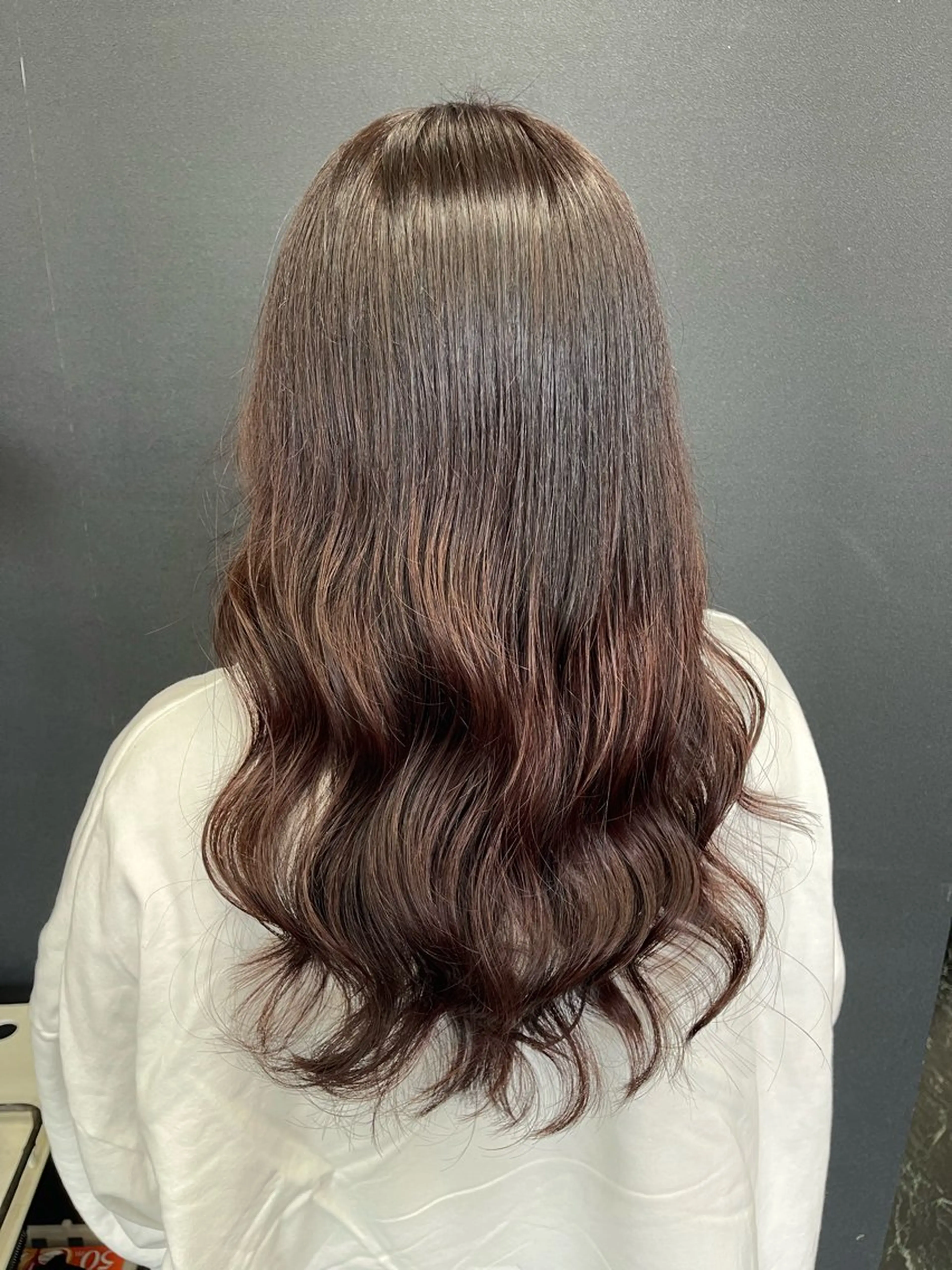 セミロング カラー ピンクカラー ヨシンモリ カット ヘアカラー トリートメント beautystadium529所属・高橋 裕利のヘアスタイル