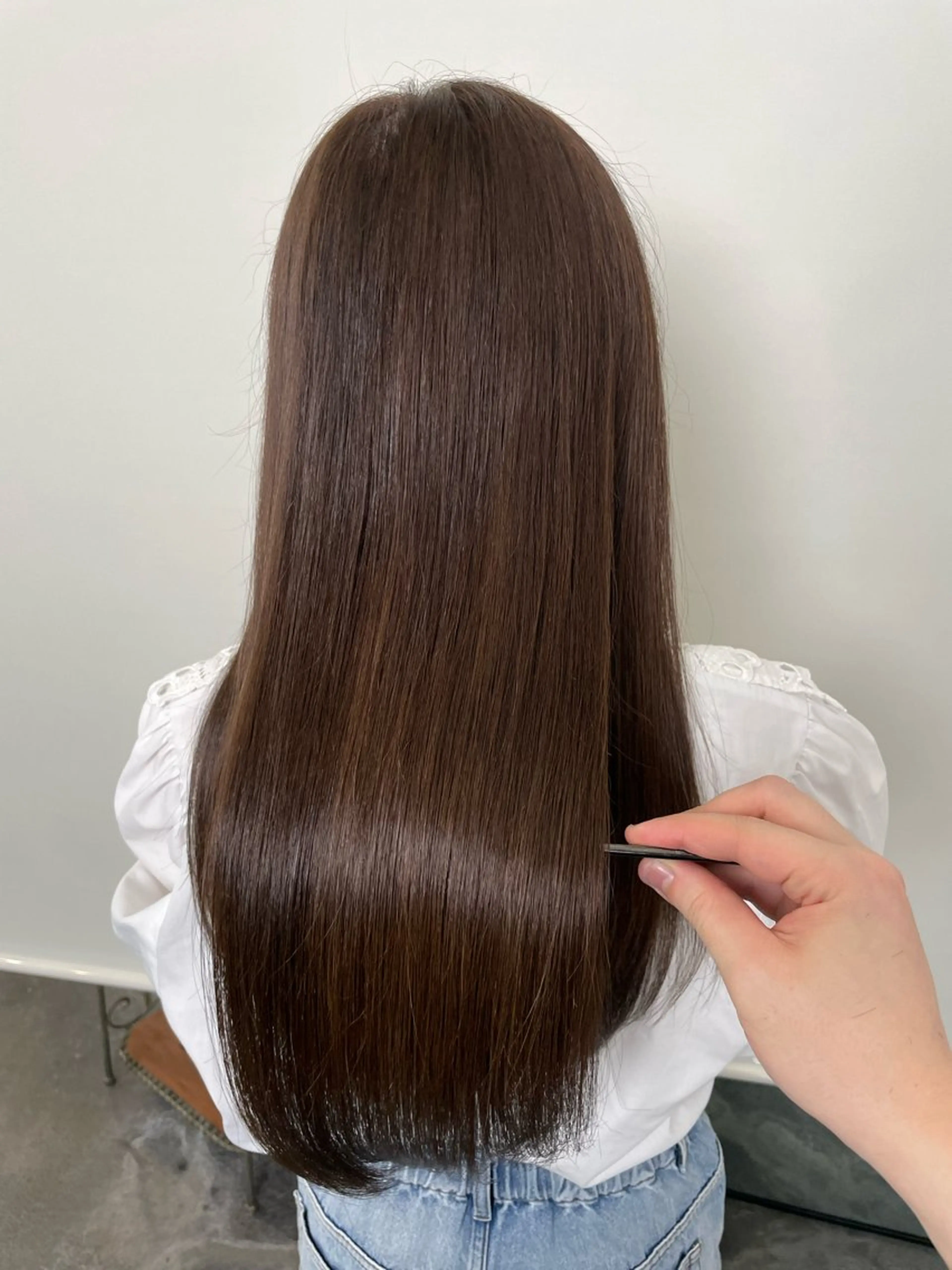 ロング アッシュ 髪質改善 トリートメント 🔆髪質改善 透明感 カラー🔆佐々木貴仁のヘアスタイル