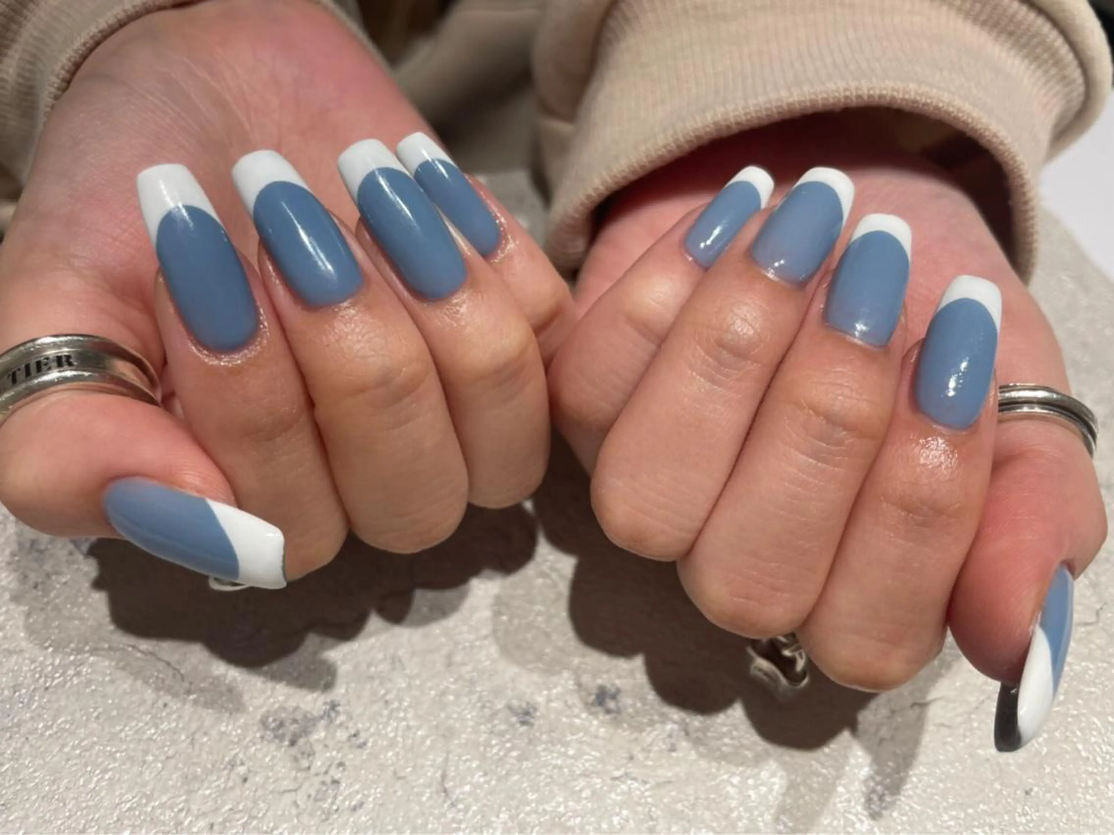 ネイル クリアネイル フレンチネイル nail salon　Natural Cure所属・平井 彩香のネイルデザイン