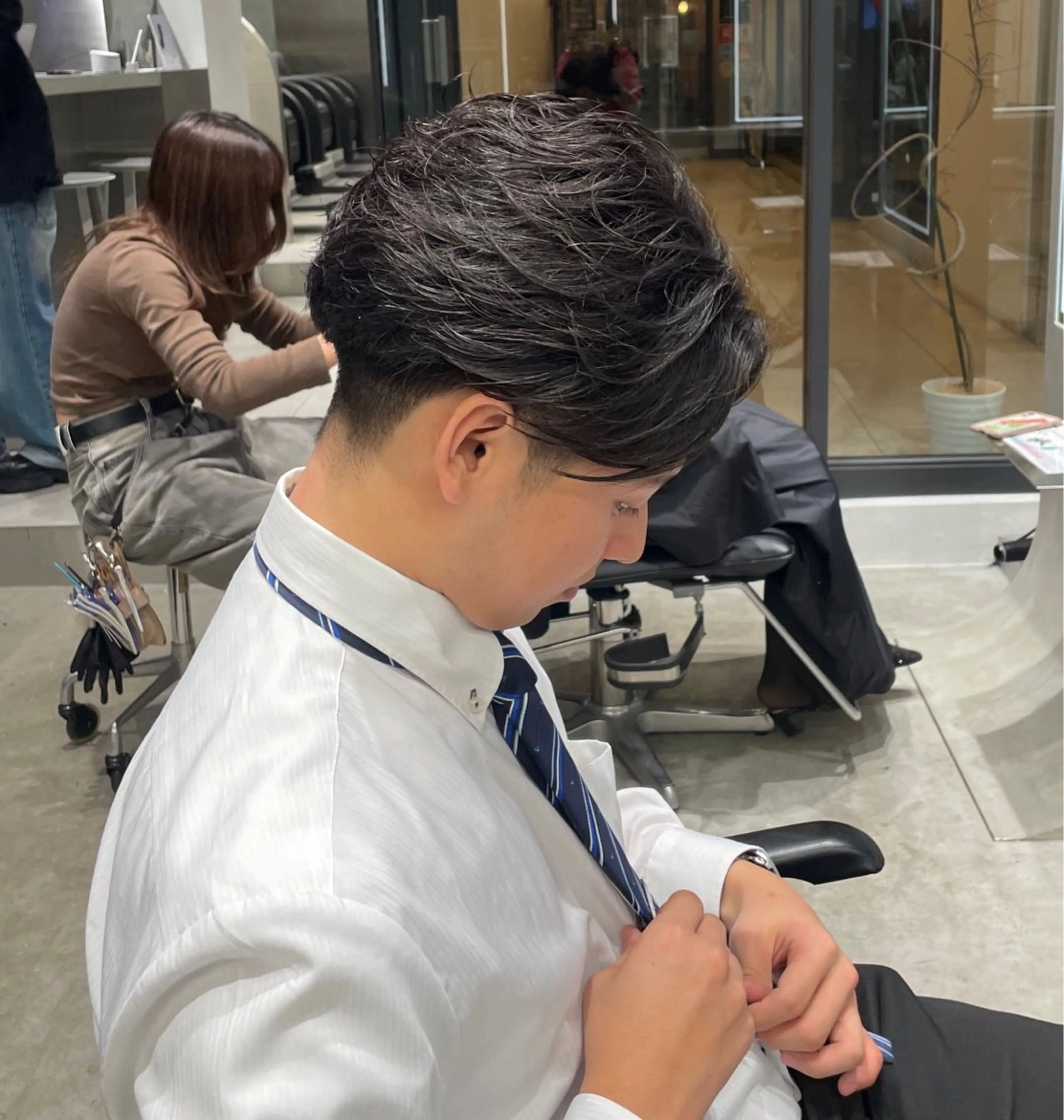 パーマ カット パーマ by fifth Man's salon天神大名所属・byfifth天神/ メンズパーマ特化美涼のヘアスタイル