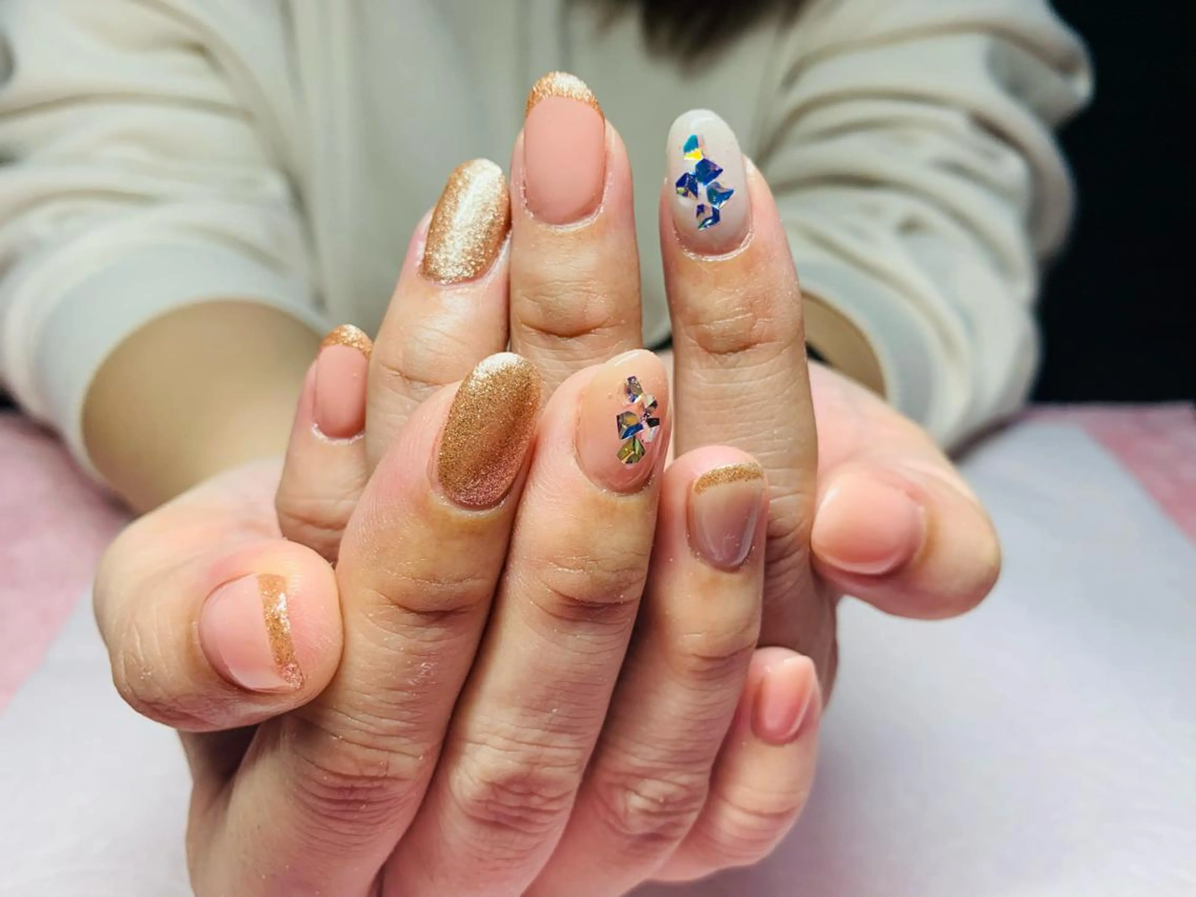 ネイル 持ち込み 池崎 美穂のネイルデザイン