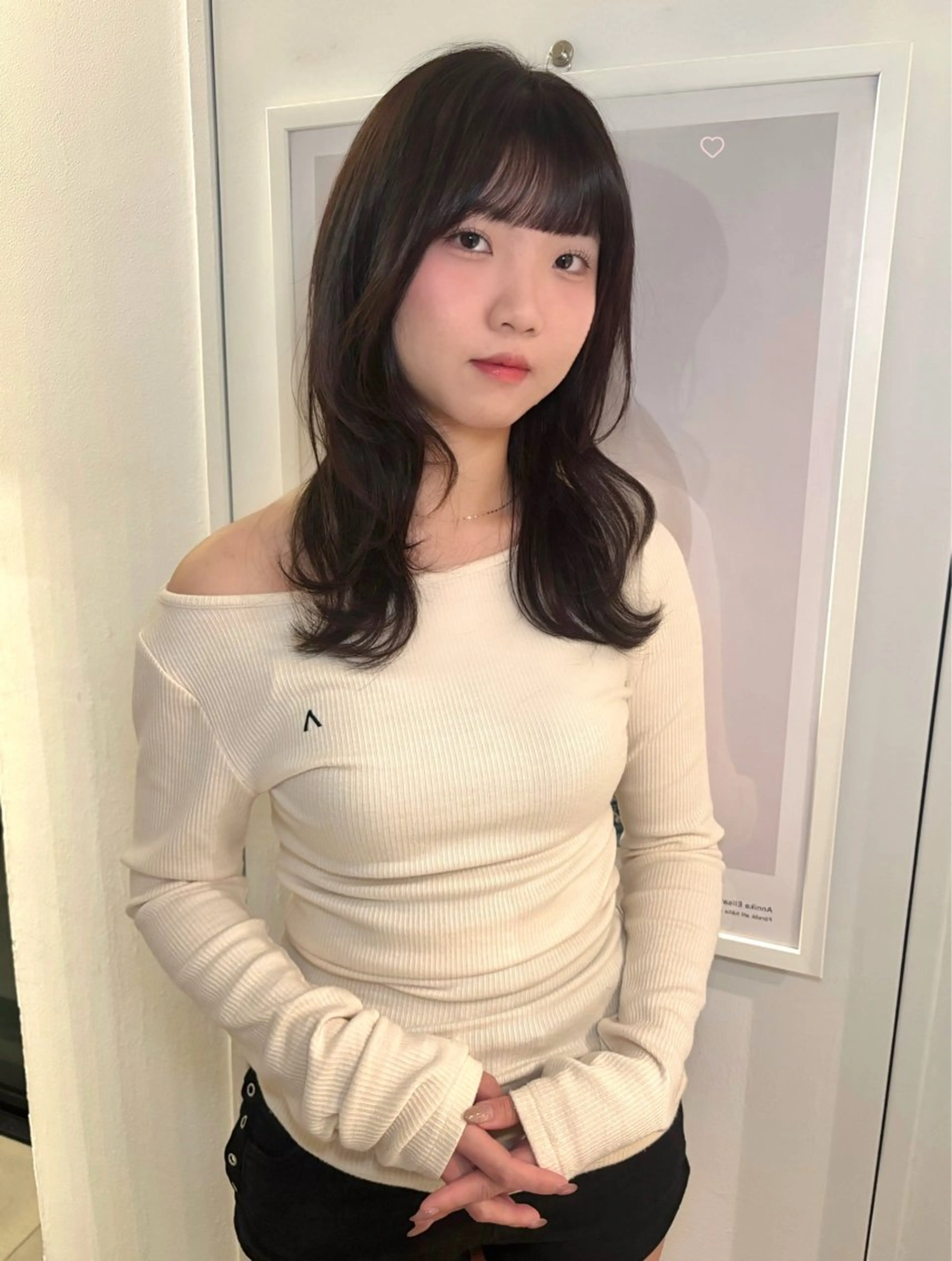 ミディアム カラー カット ヘアカラー riria/ボブ /ブラウンカラー🎀のヘアスタイル