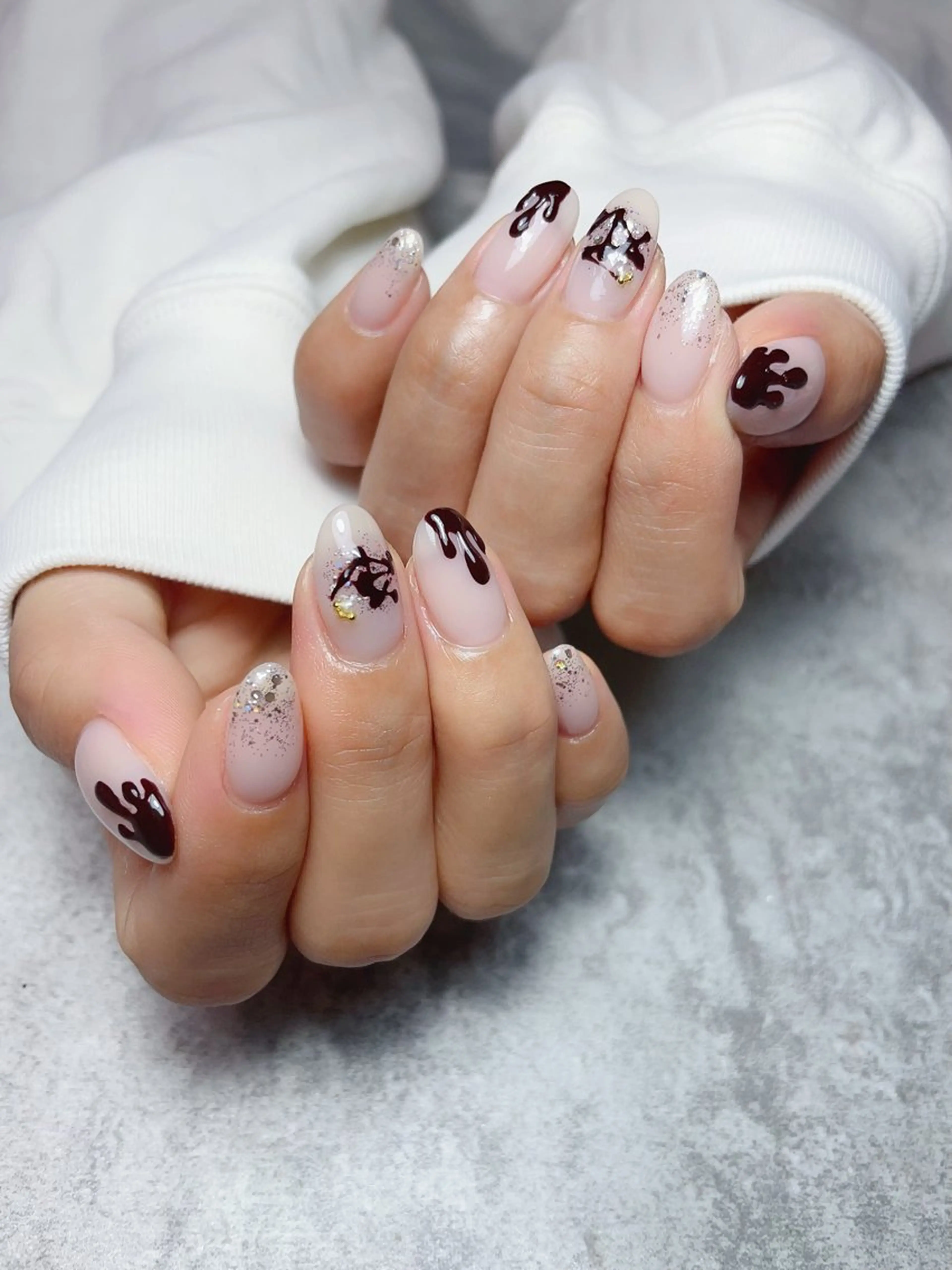 ネイル 持ち込み バレンタイン ハンドネイル Ai Nail所属・Ai Nailのネイルデザイン