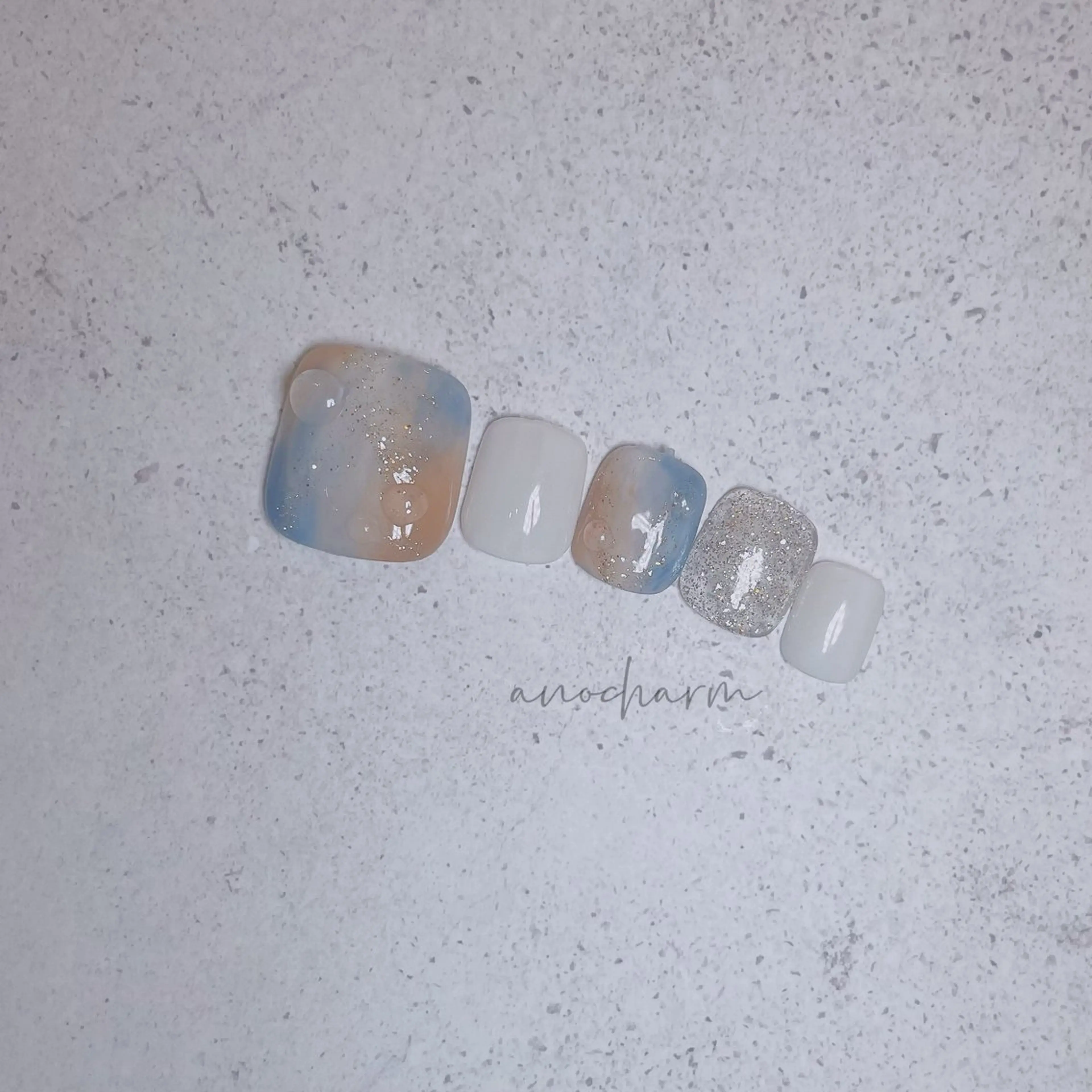 ネイル フットネイル anocharm by Royd.所属・anocharm _annaのネイルデザイン