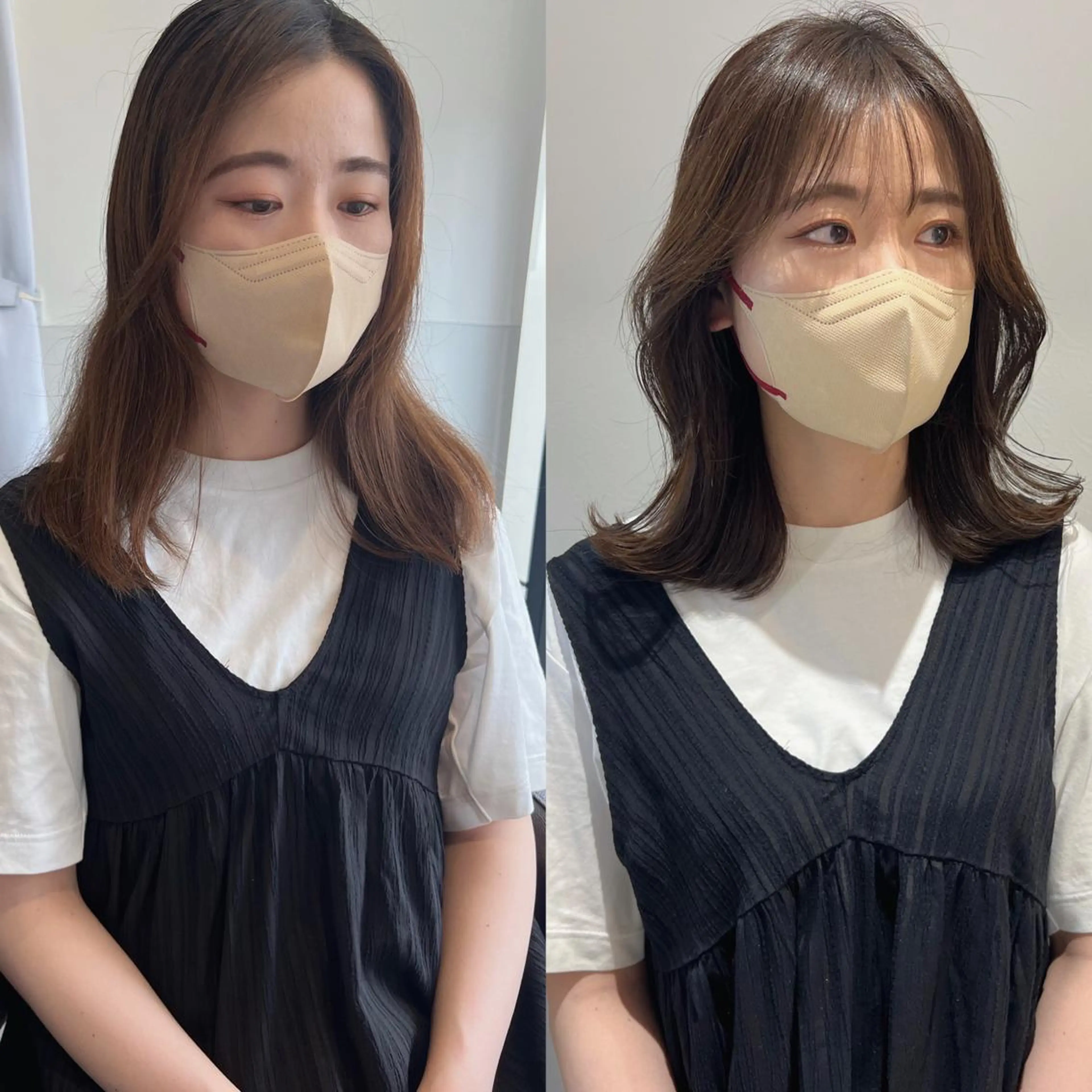 ミディアム 韓国モテhair🍑 momoのヘアスタイル