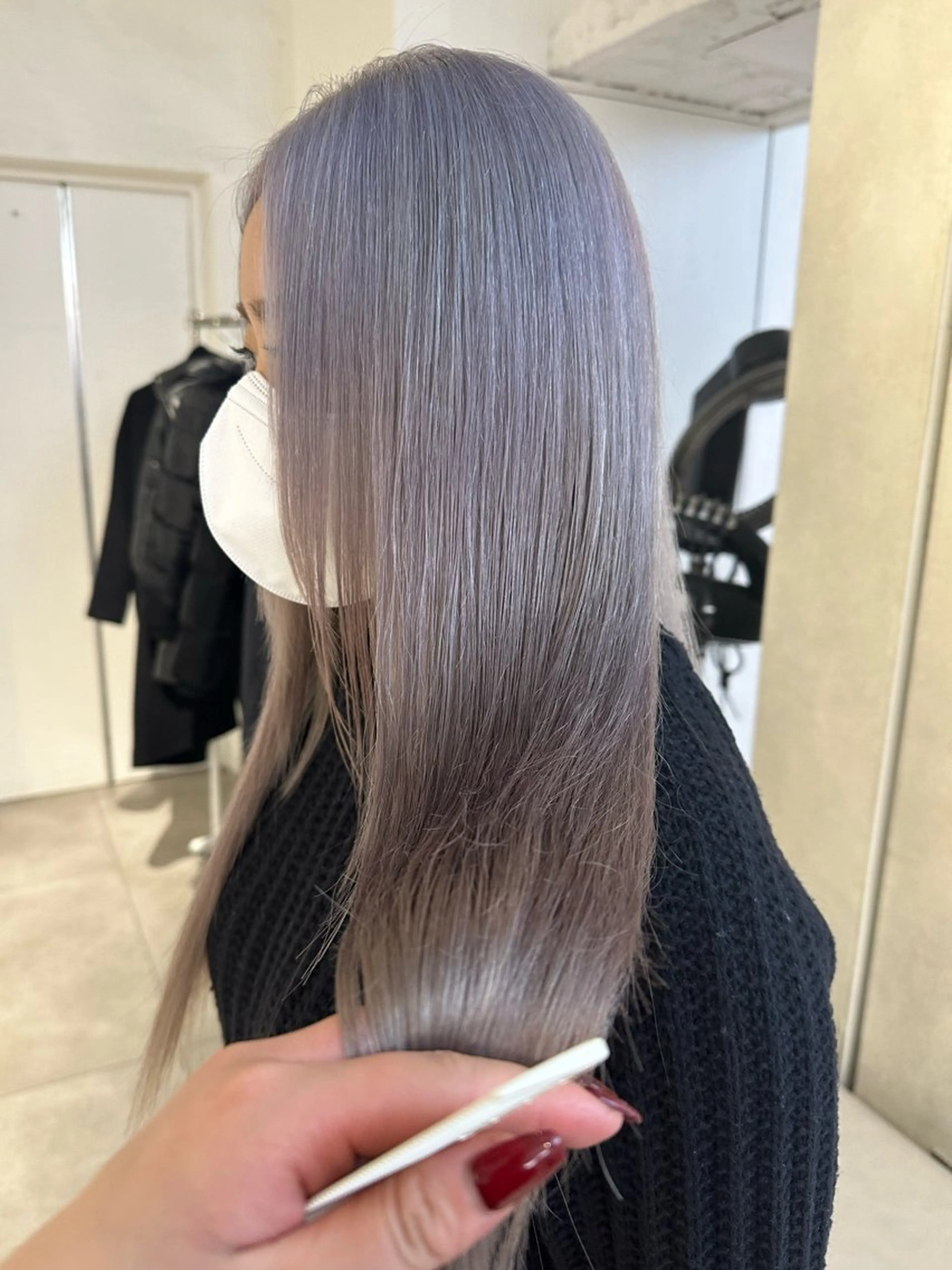 カラー ヘアカラー ハイトーン特化 pepe🎀のヘアスタイル