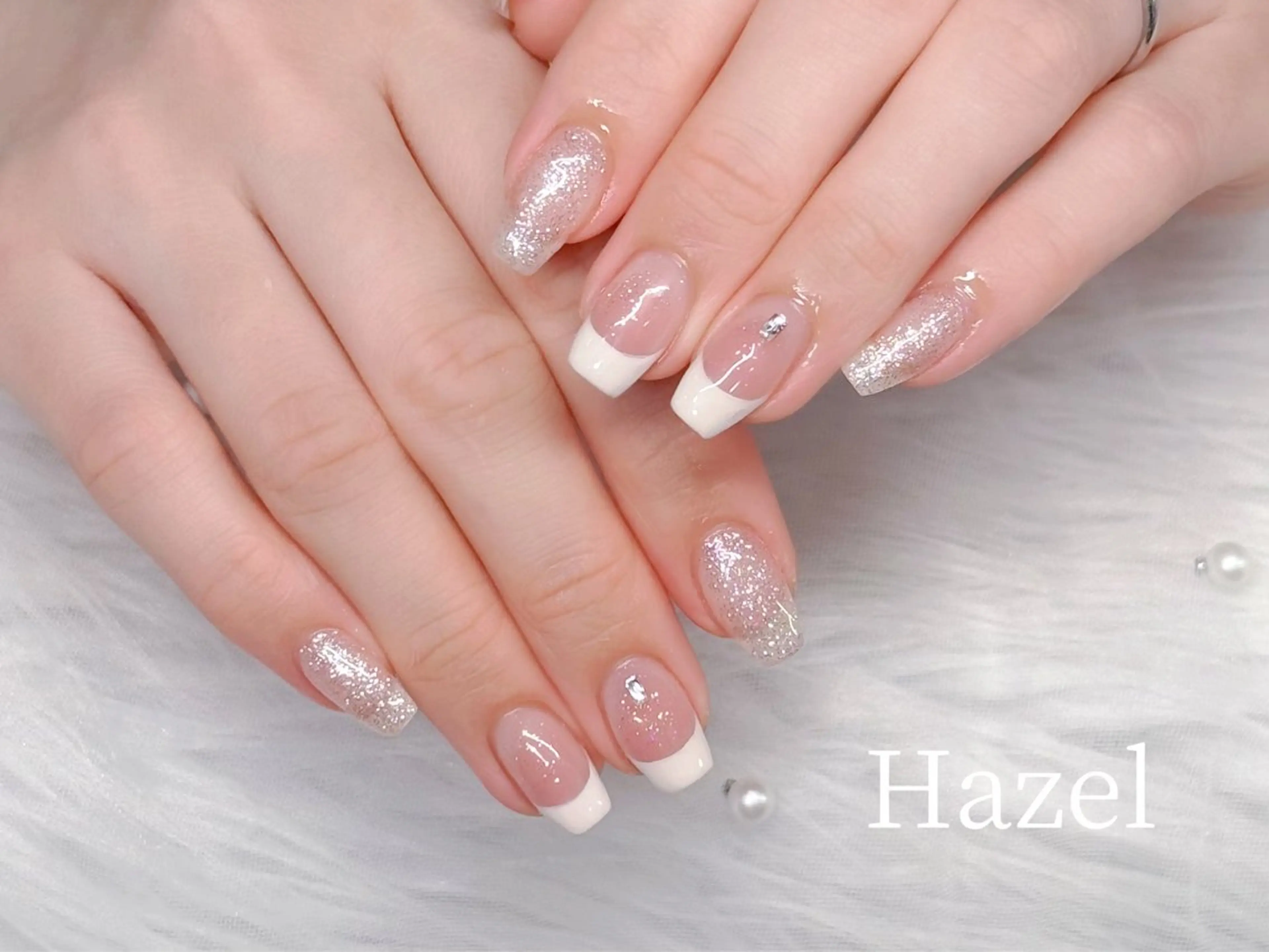 ネイル 持ち込み ワンカラーネイル 🤍Hazel ユイ 吉祥寺🤎のネイルデザイン