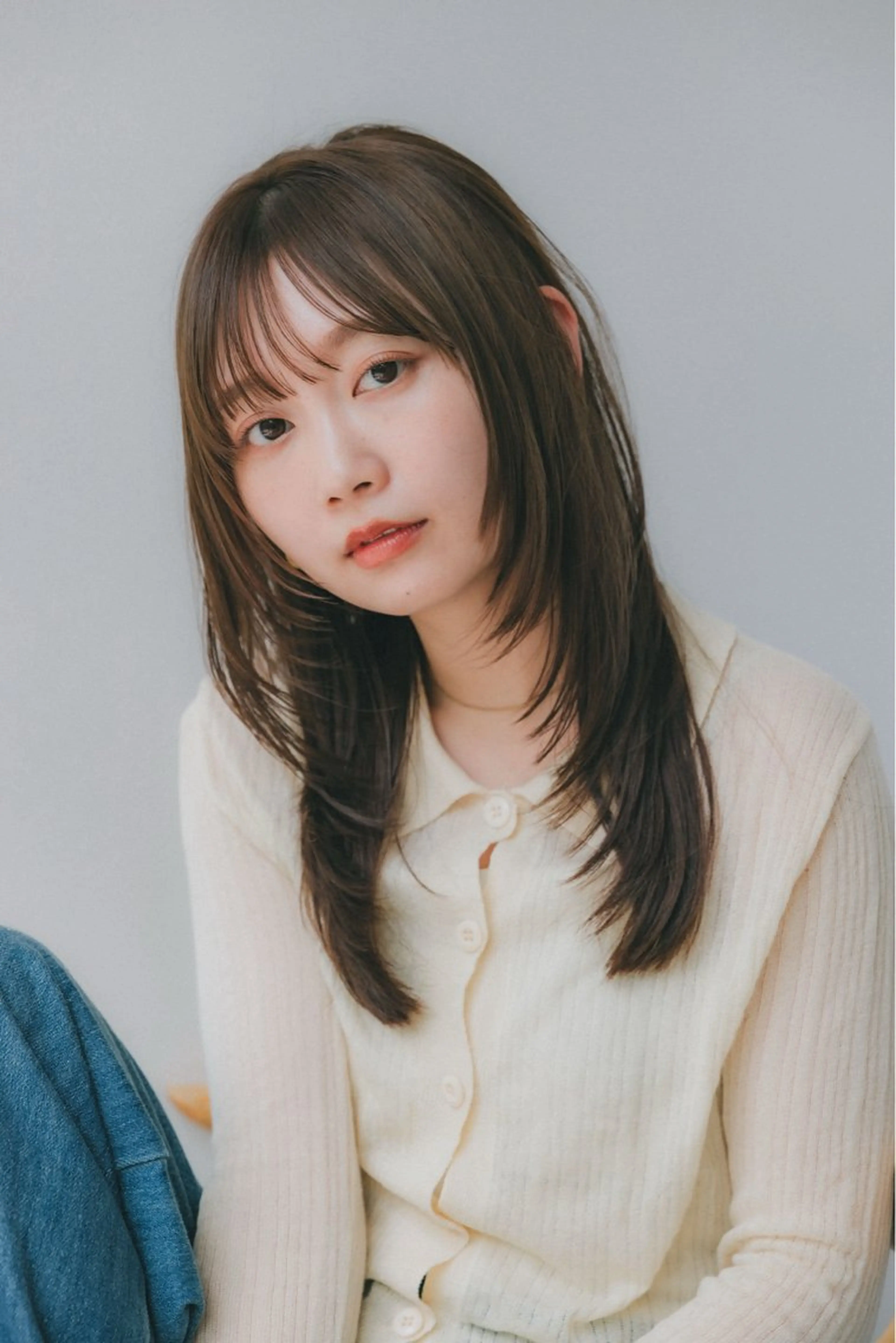 セミロング トリートメント 西田 杏璃のヘアスタイル