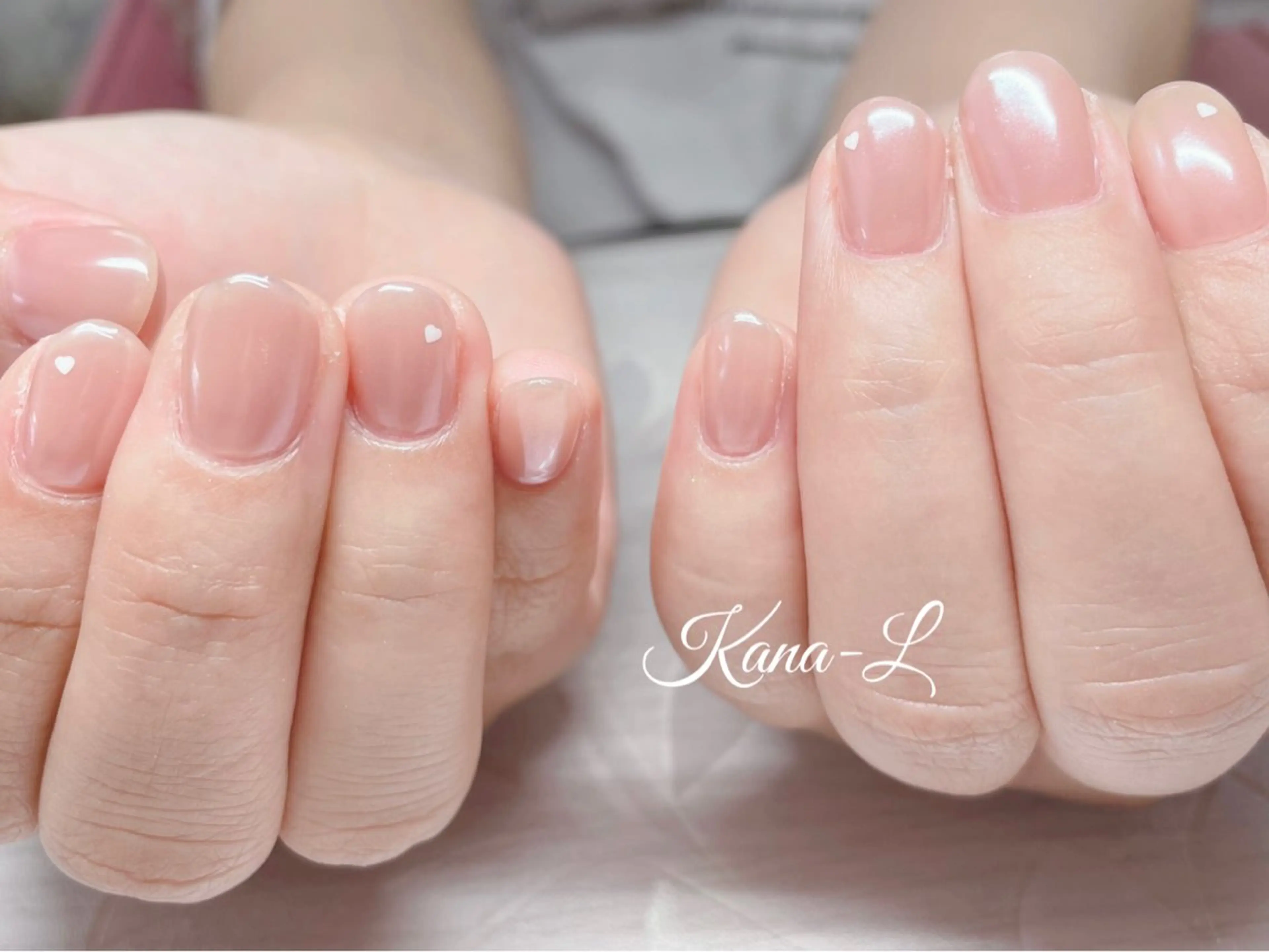 ネイル ジェルネイル ミラーネイル パラジェル 芦辺 香奈のネイルデザイン