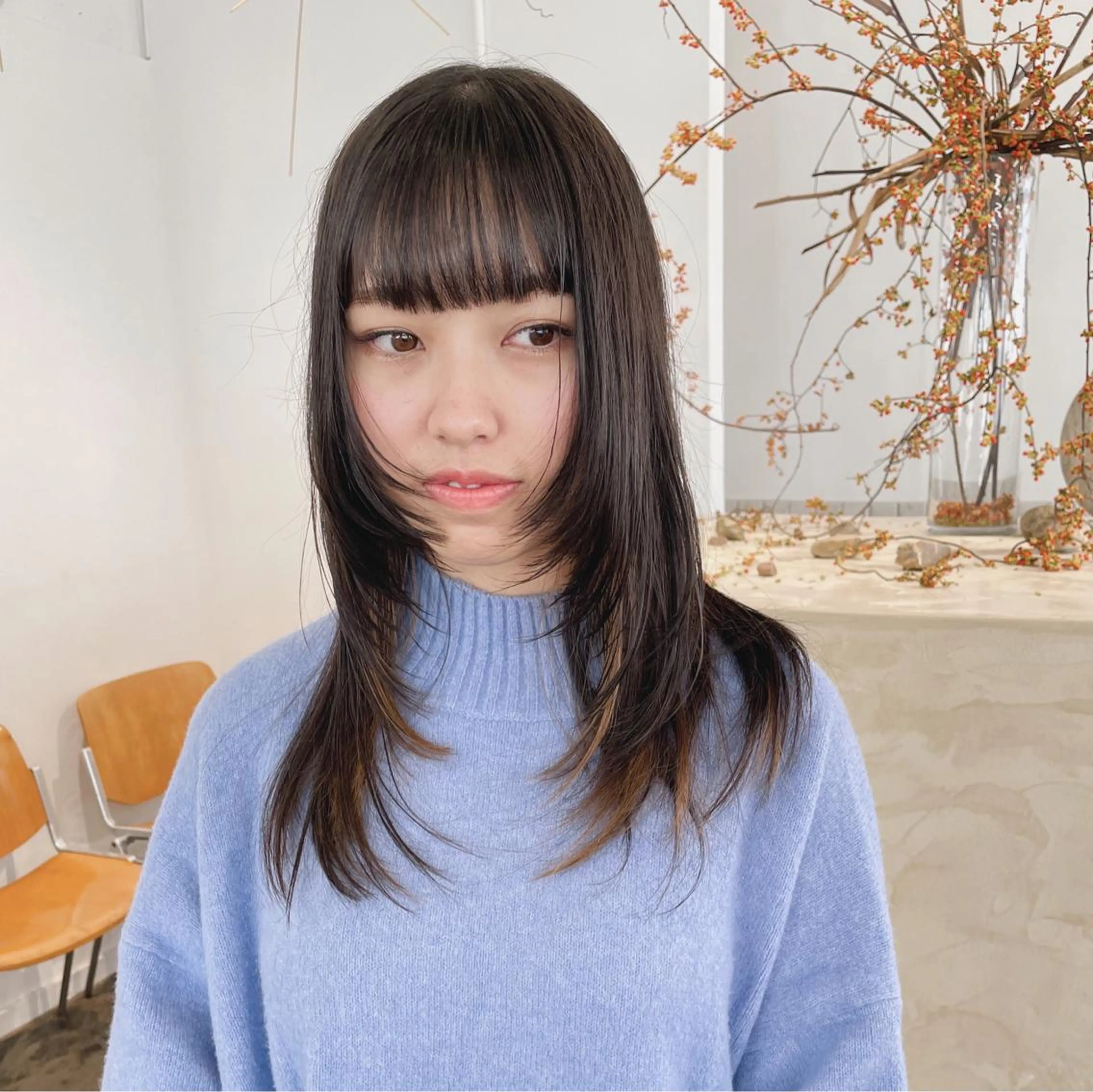 ロング カット Terve. おすぎのヘアスタイル