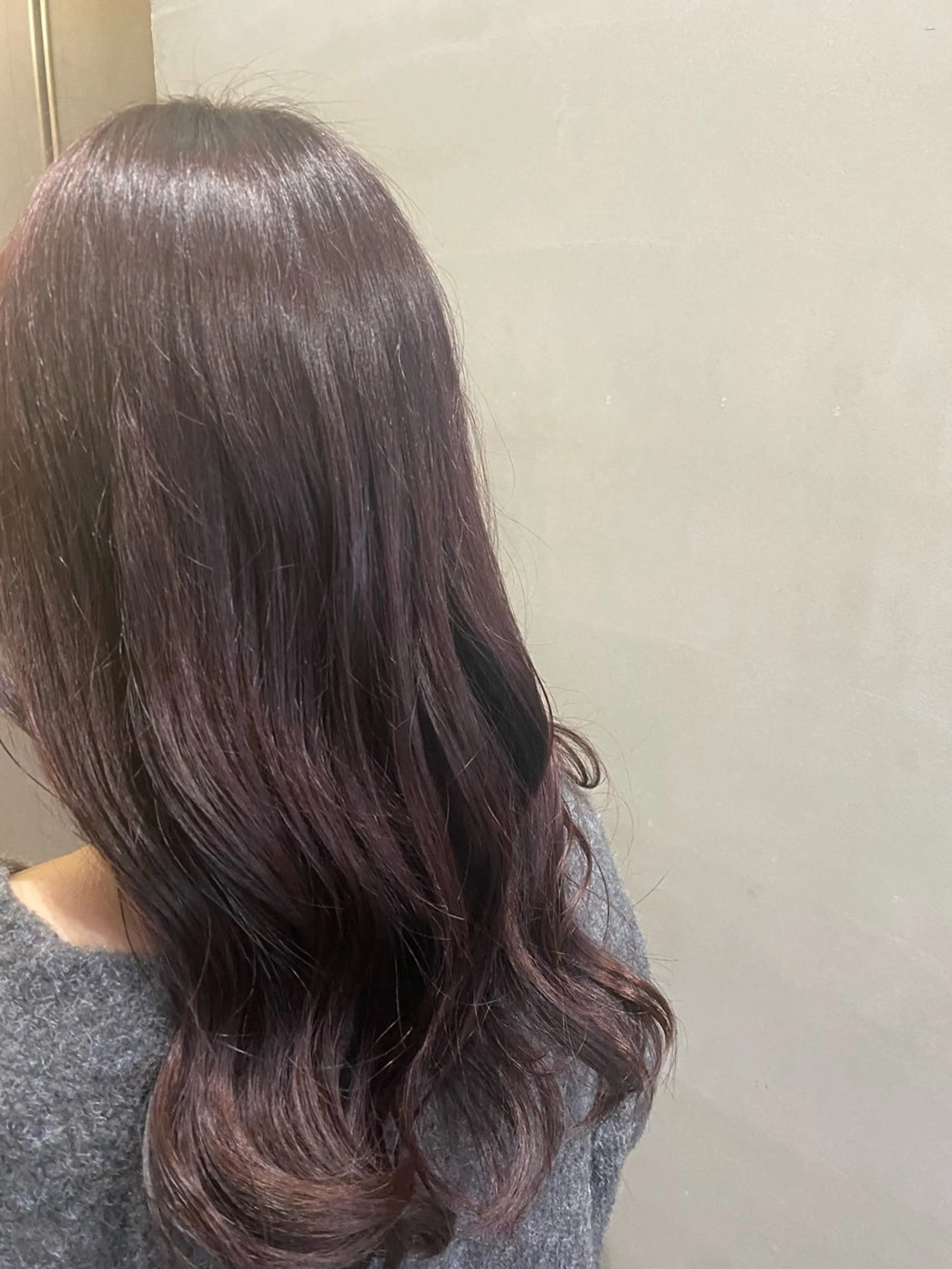 ロング カラー レッドカラー ヘアカラー トリートメント ヘアセット Cecil hair所属・yui/パーマ/ メンズカットのヘアスタイル