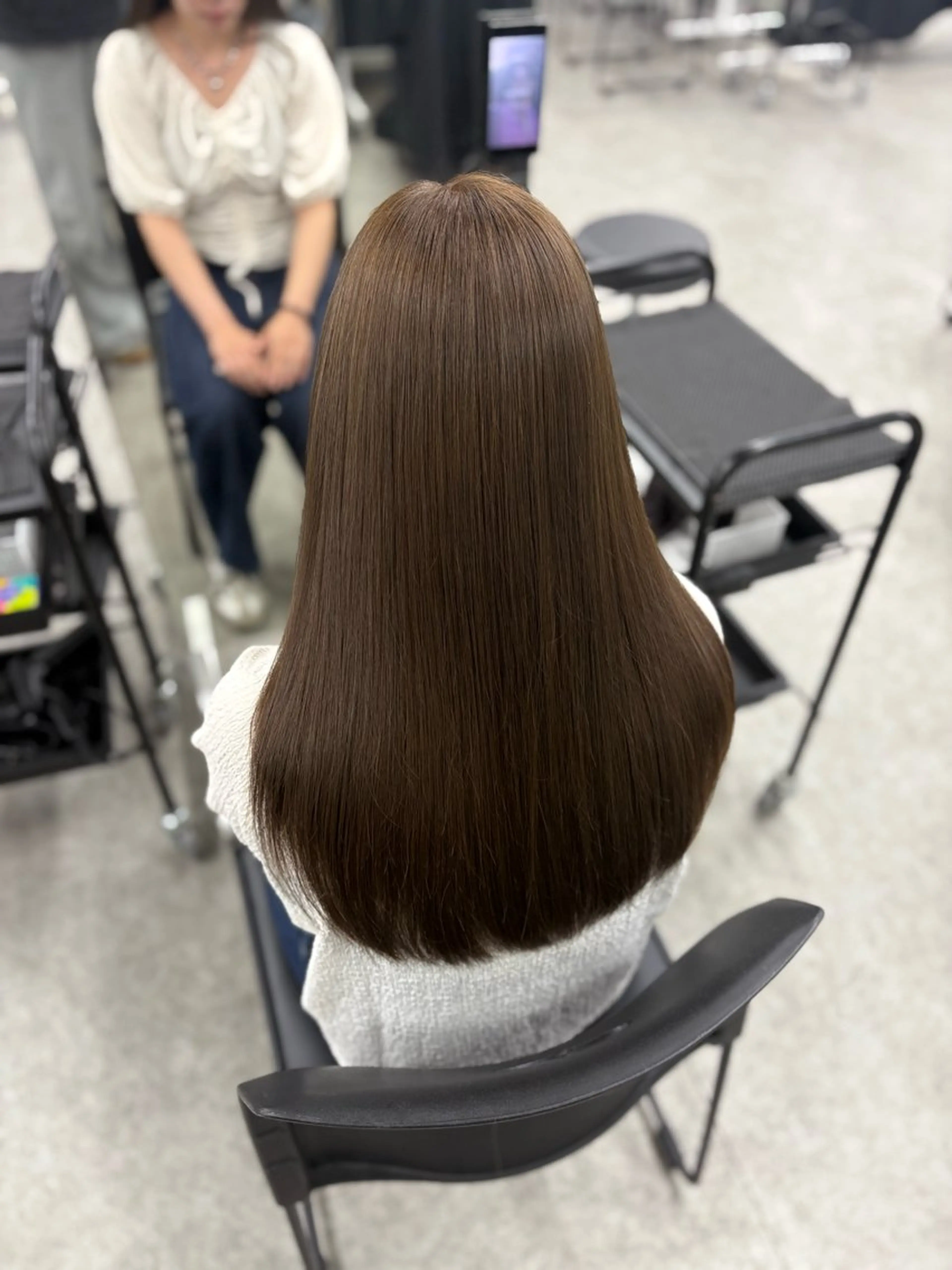 ロング カラー 透ける透明感カラー 🩶shiho🩶のヘアスタイル