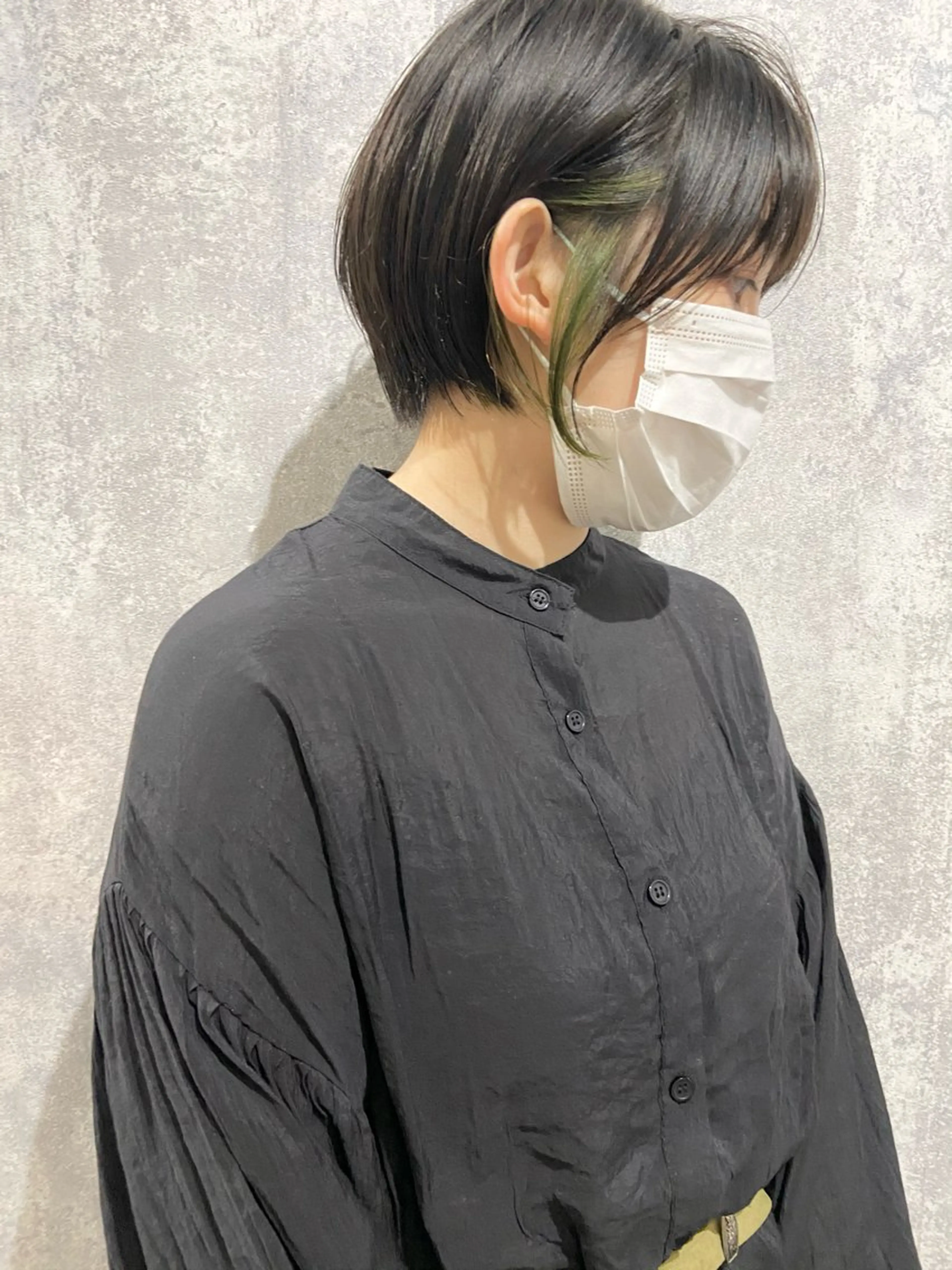 ショート ボブ 髪質改善 韓国風ヘア レイヤーカット ショートヘア suii..hair designブリーチのヘアスタイル
