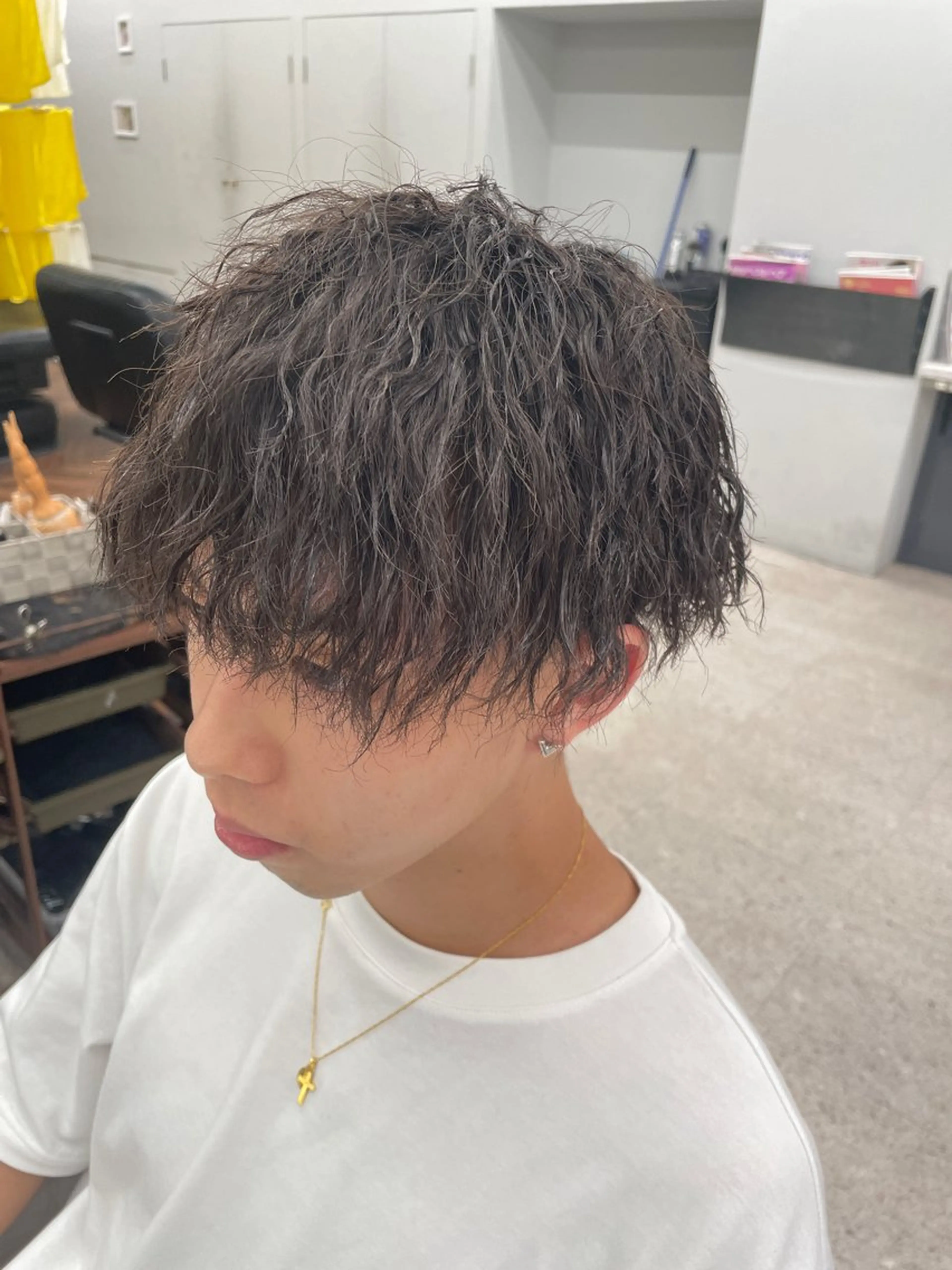 パーマ メンズ メンズスタイリスト✨ 助川龍哉のヘアスタイル