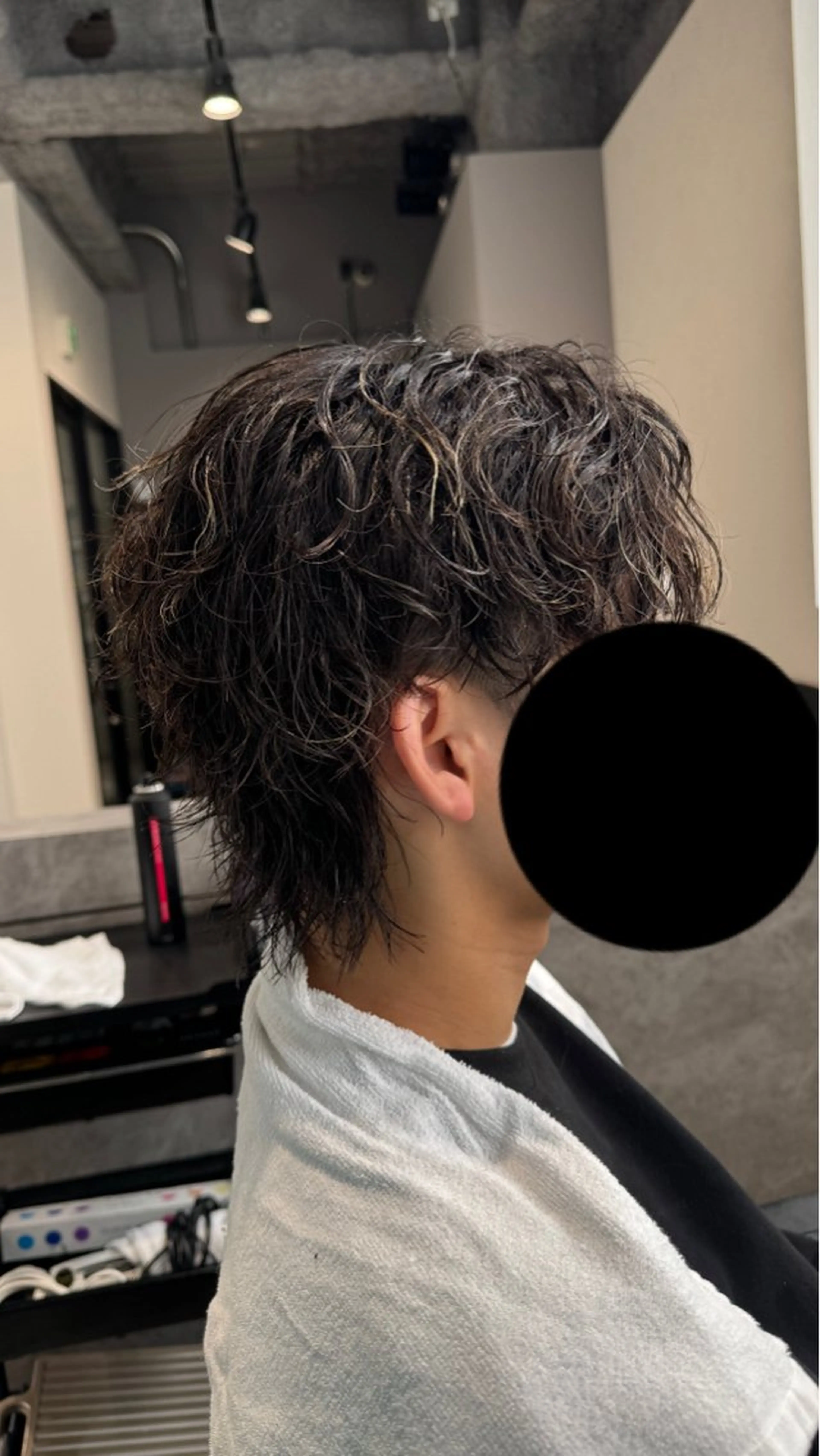 パーマ メンズ 波巻きパーマ カット パーマ メンズ特化美容師花原 雅人のヘアスタイル