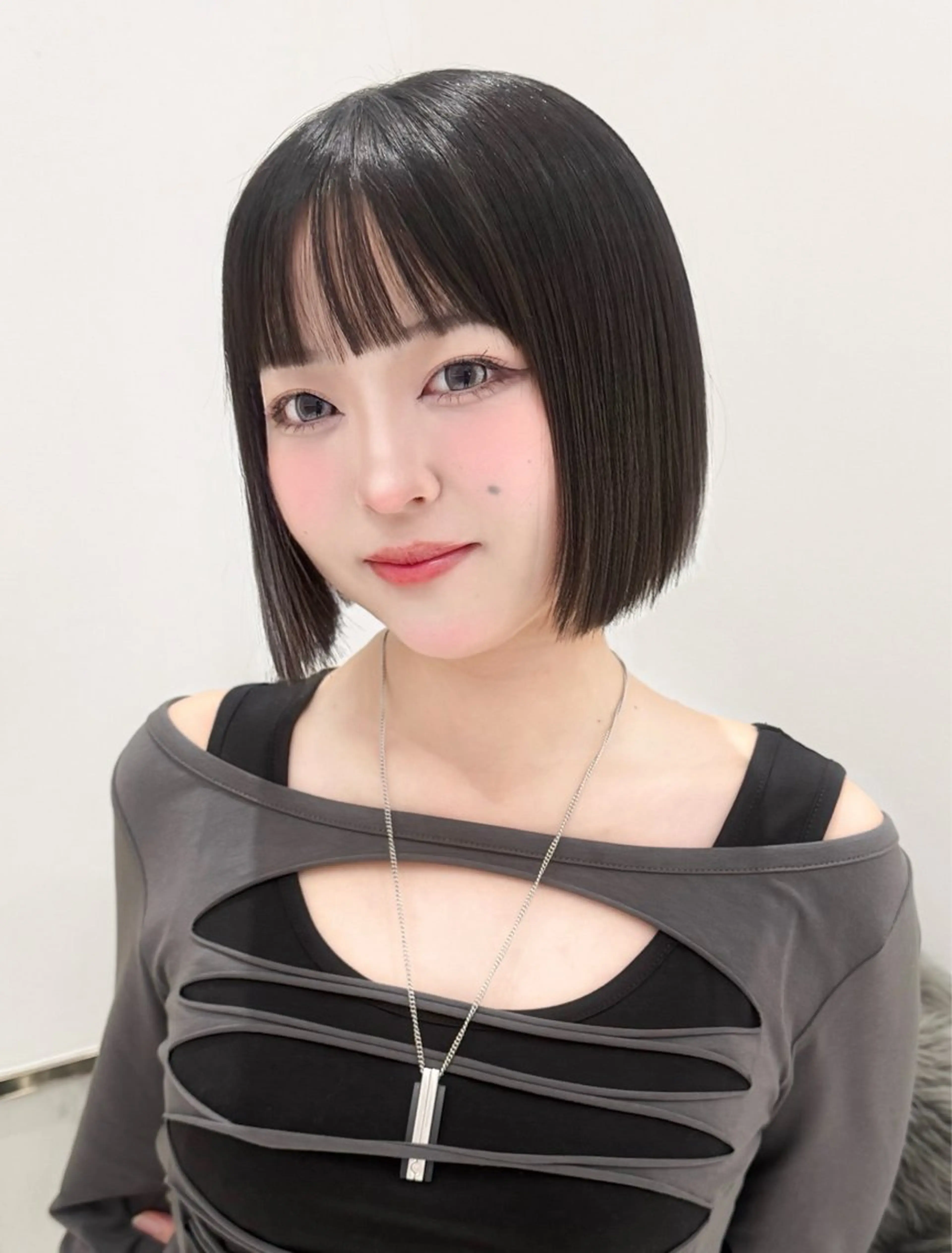 ショート カラー ヘアアレンジ カット ヘアカラー トリートメント ヘッドスパ ヘアセット 🤍韓国ボブ/ 縮毛矯正🪽ひかりのヘアスタイル