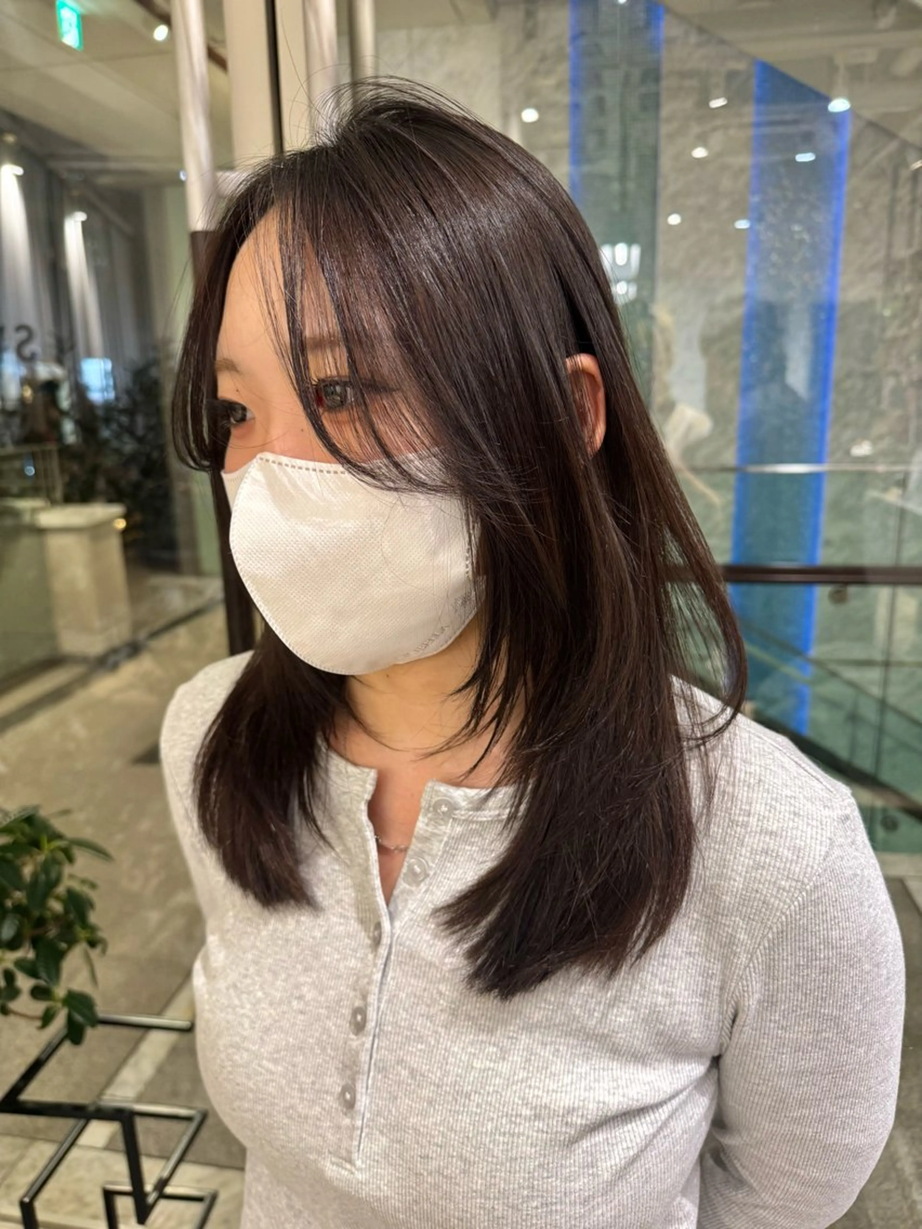 ミディアム ryona🎀 /レイヤーカットのヘアスタイル