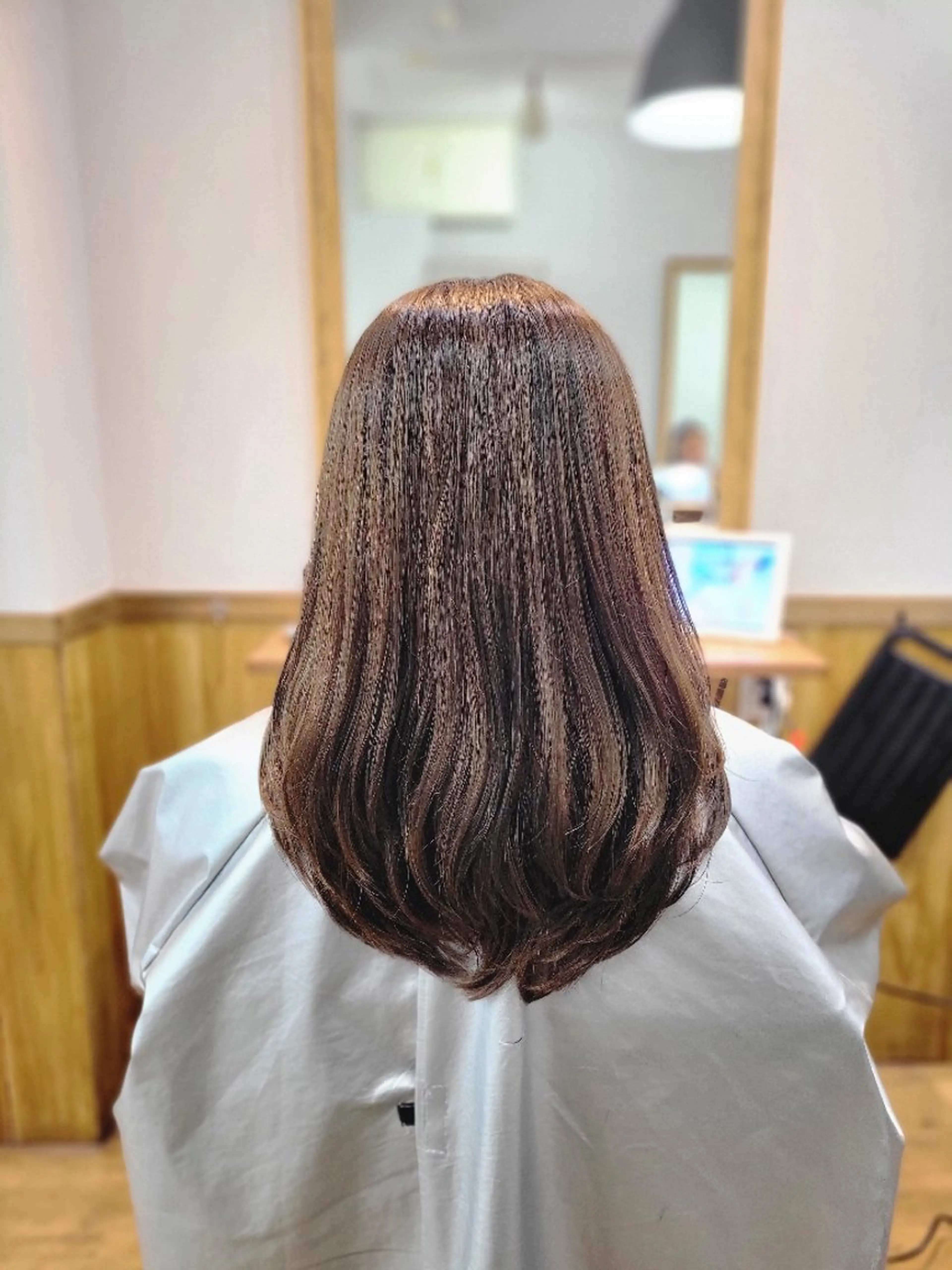 ロング カラー レイヤーカット Agu hair flower所属・E RIのヘアスタイル