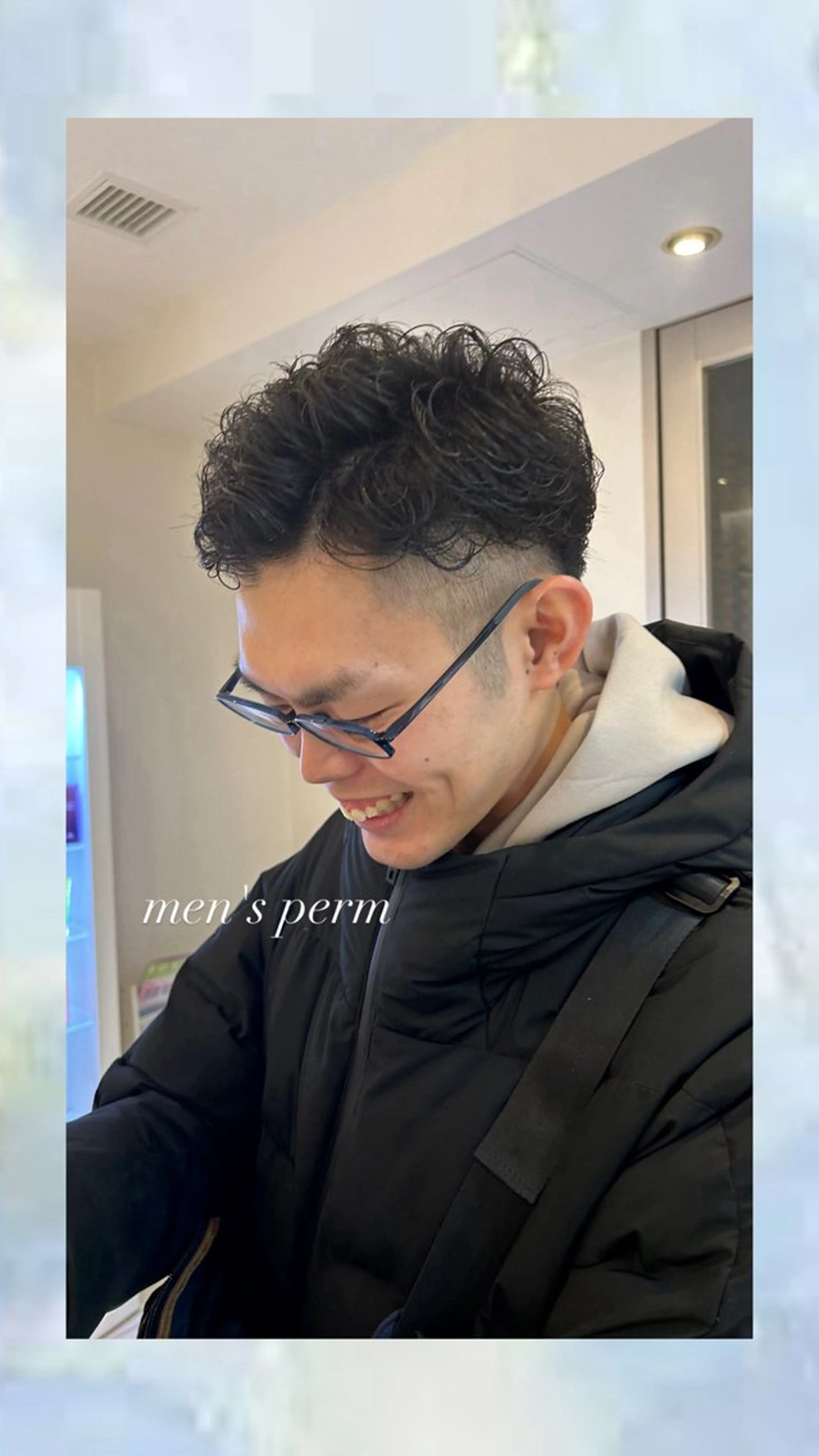 【🦕男性限定★¨̮】メンズパーマ  +  プチヘッドスパ付きの写真