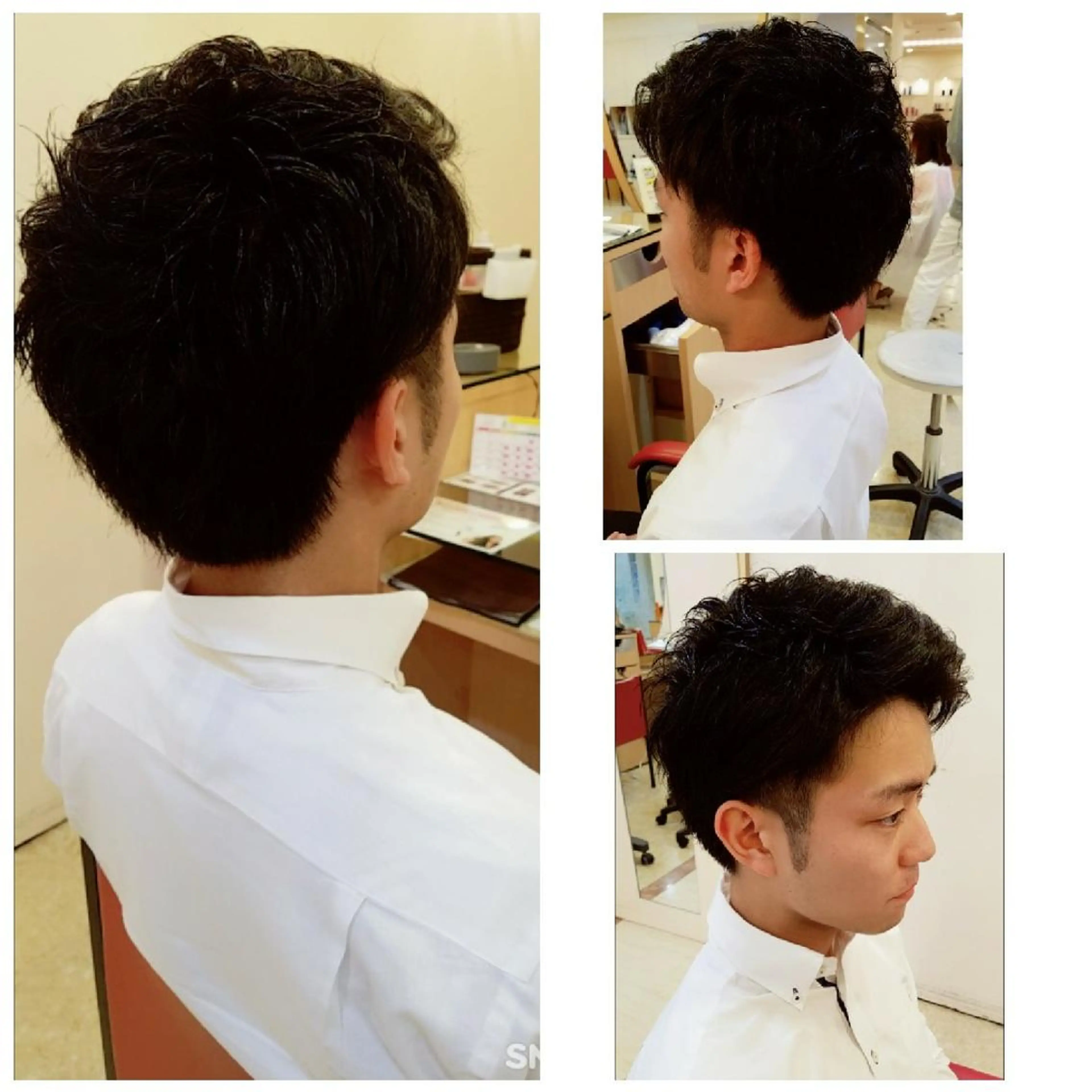 ショート メンズ EMANON名古屋所属・美谷添(ミヤゾエ) まどか大人ヘアサロンのヘアスタイル