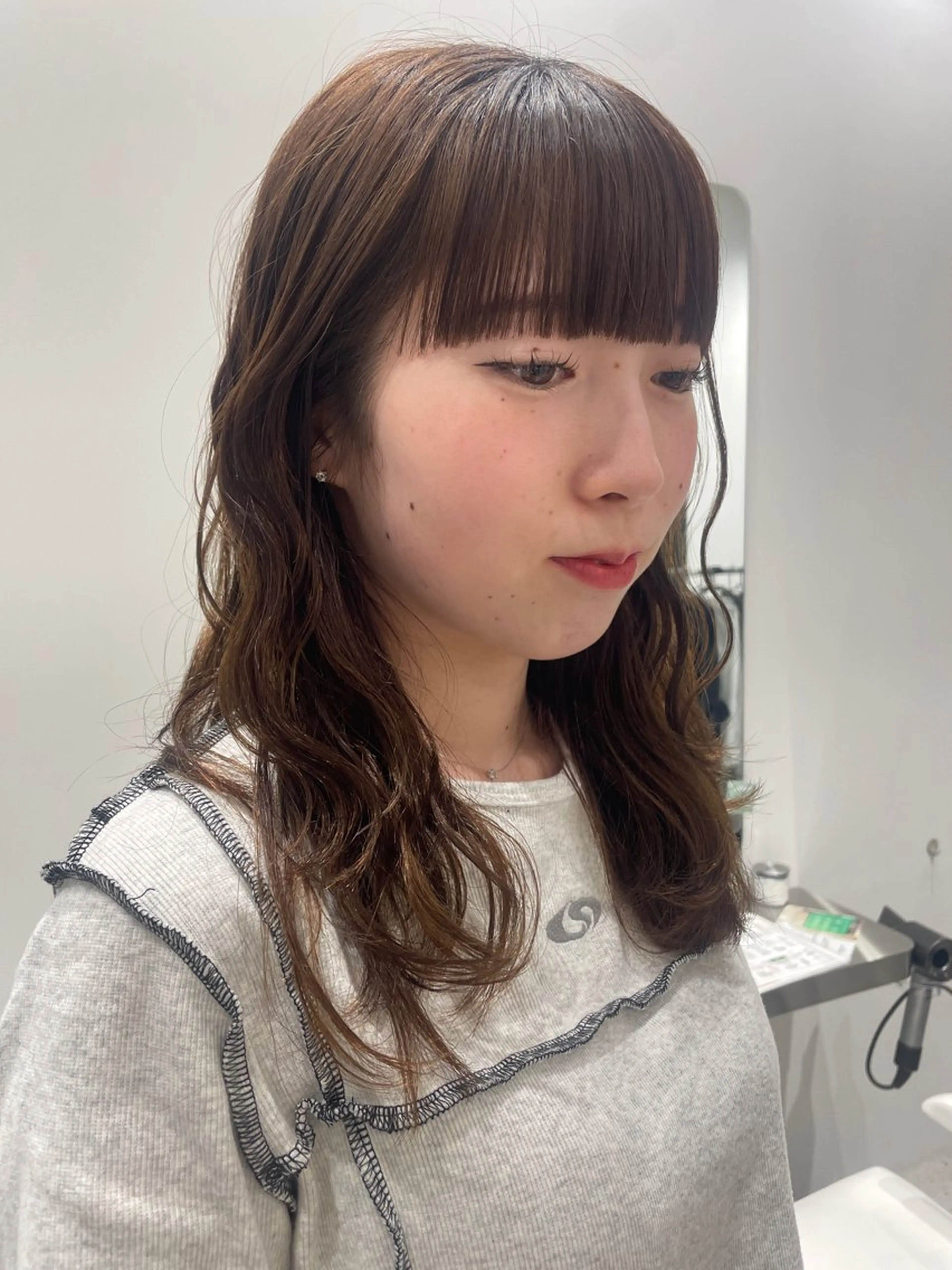セミロング カット Lyuck所属・艶カラー ⋆✦ HIROMIのヘアスタイル