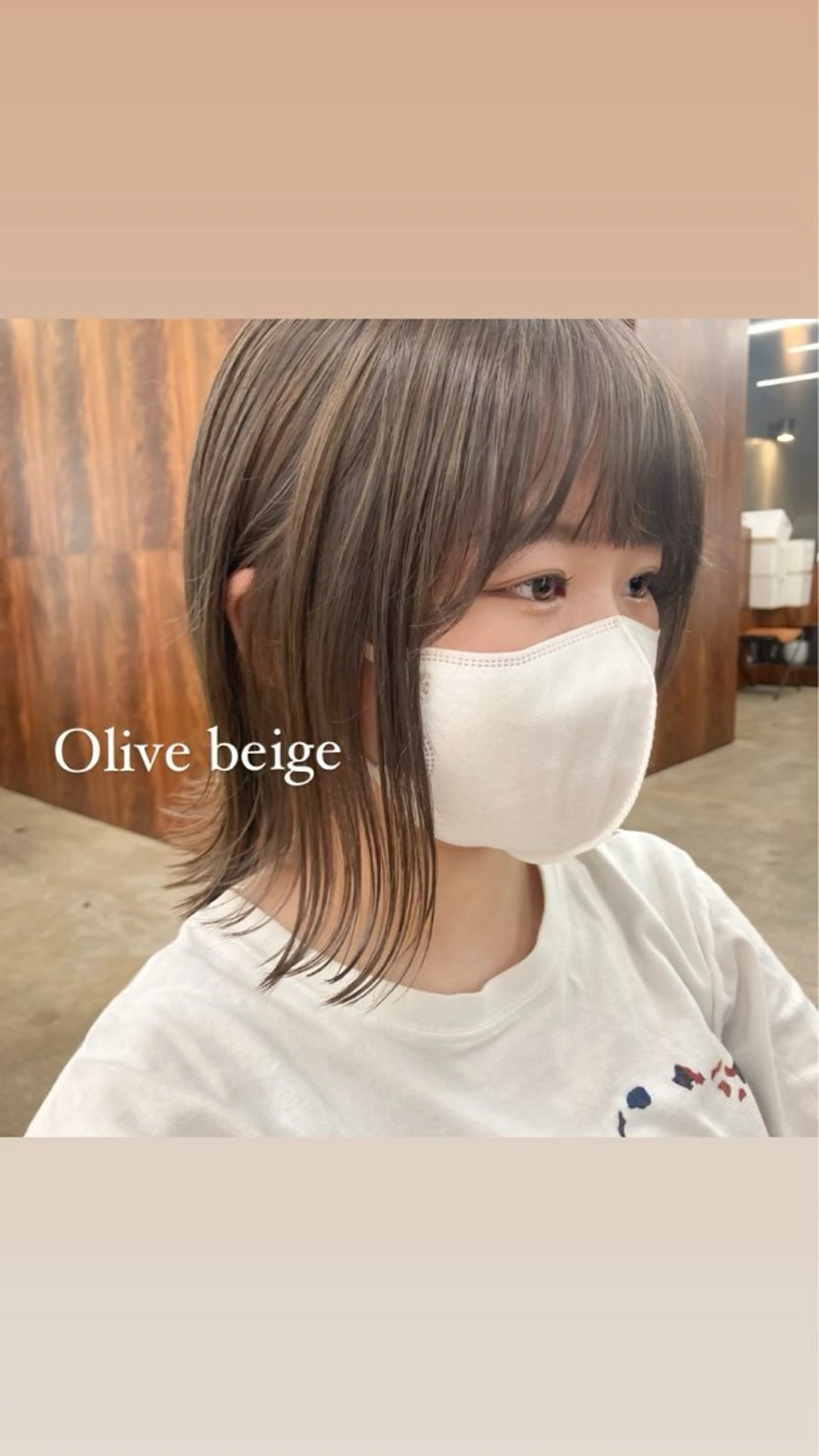 ショート カラー カット ヘアカラー トリートメント 暖色/艶髪/ボブ/ ミディアム/Ayaのヘアスタイル