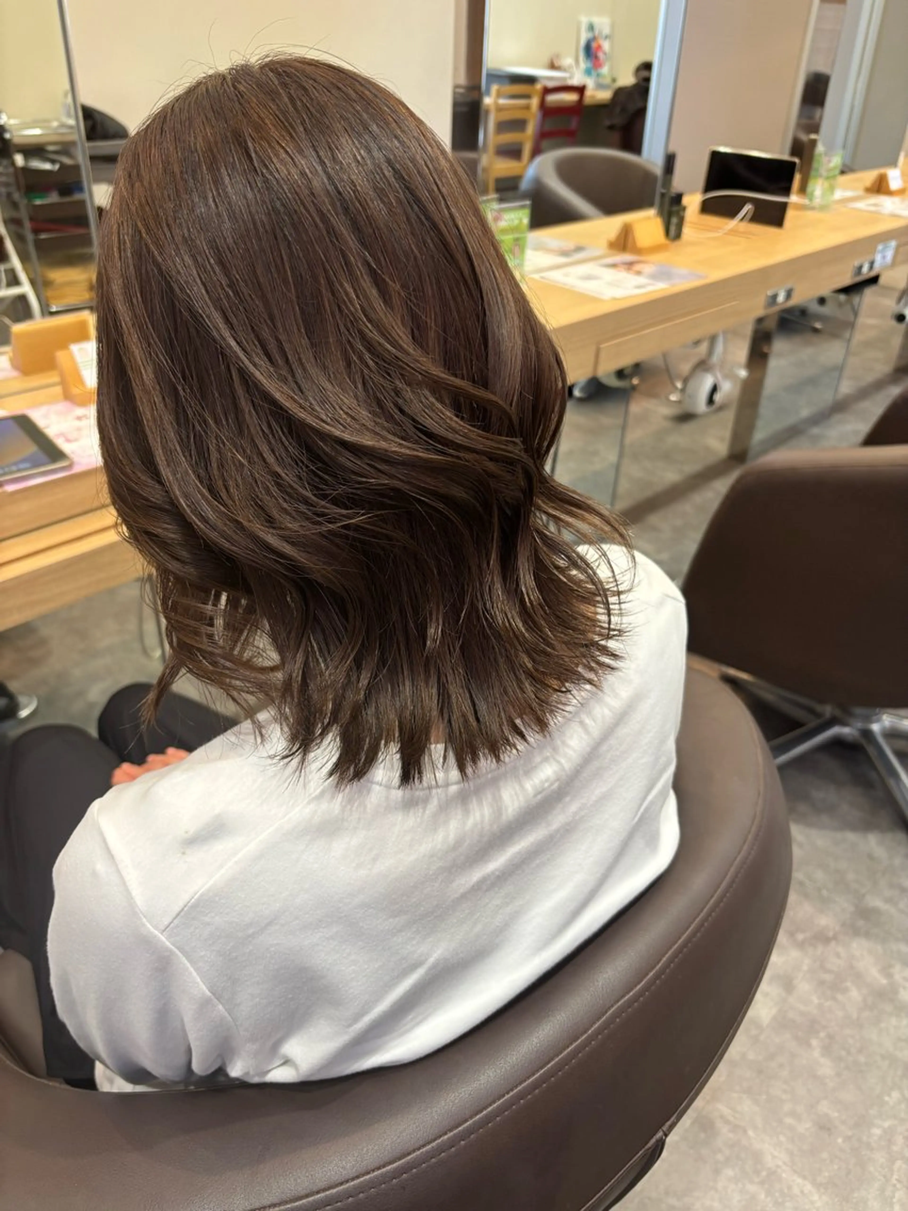 ミディアム ヘアカラー 本厚木/カラー 🪻yuu🪻のヘアスタイル