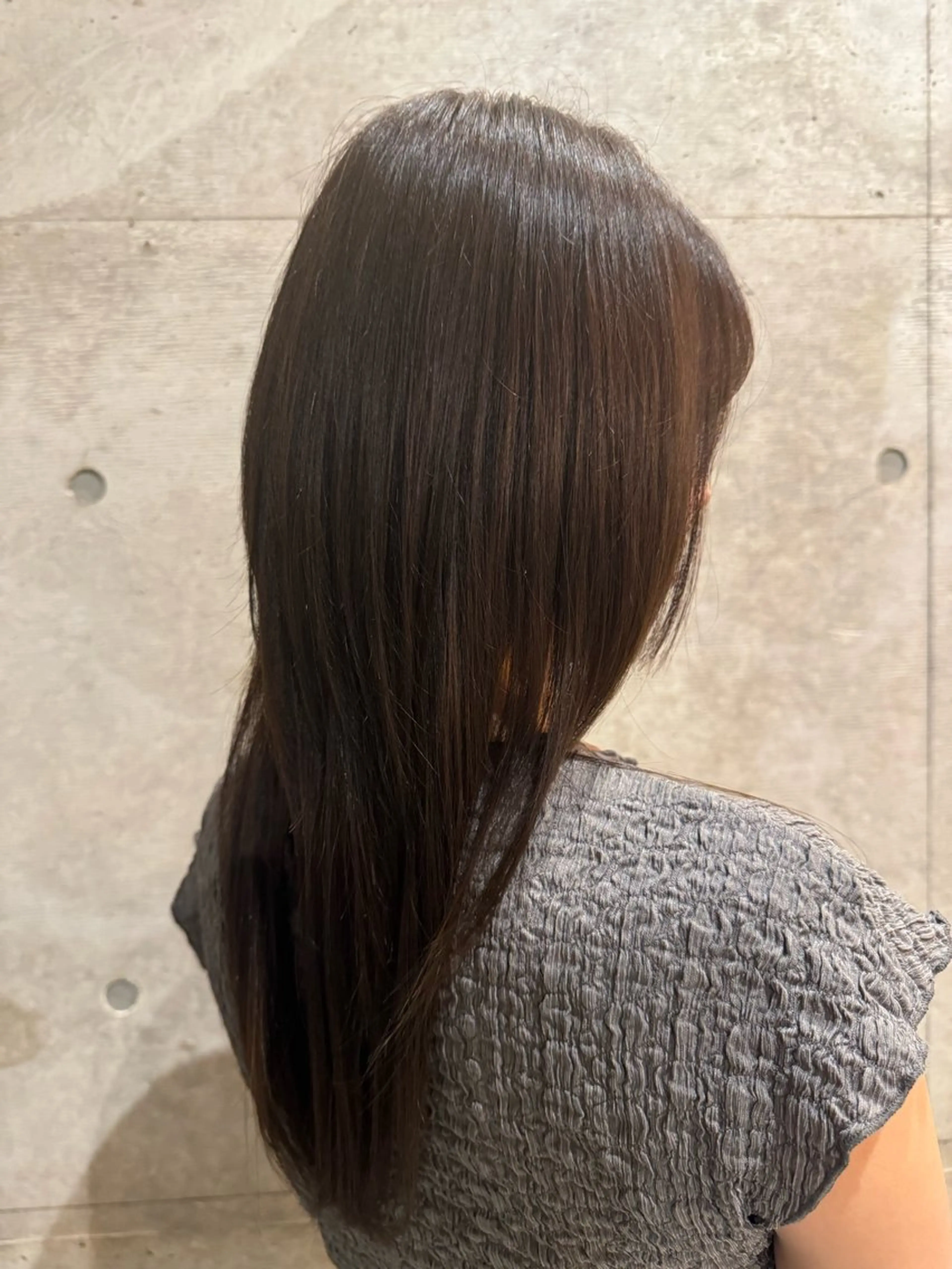 セミロング 髪質改善 トリートメント Luxe表参道 髪質改善　奈良のヘアスタイル