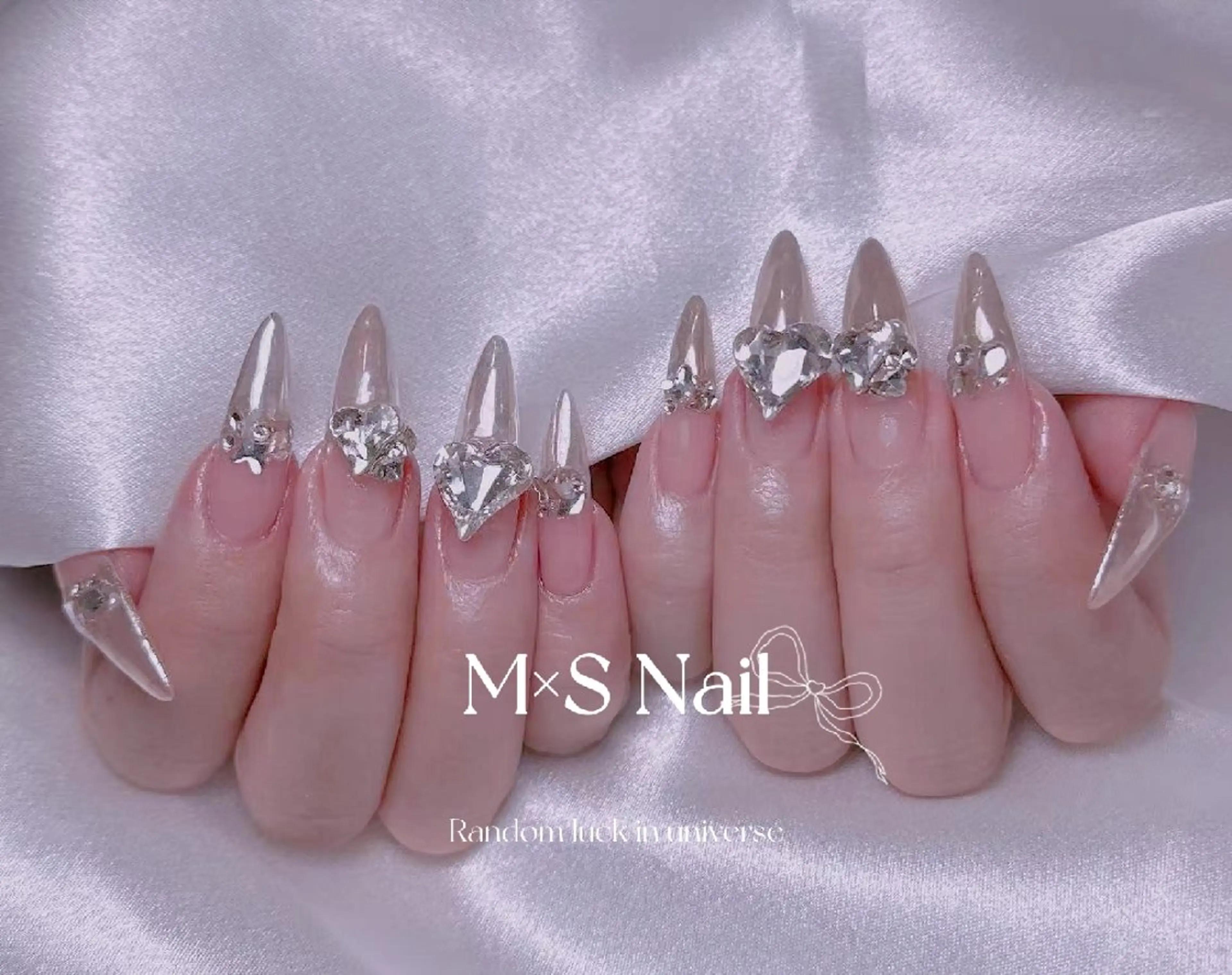 ネイル ハンドネイル MxS Nail(長さだし/フィルイン/マグネット/韓国ネイル/ワンホンネイル/ワンカラー)所属・MxS リィリィのネイルデザイン