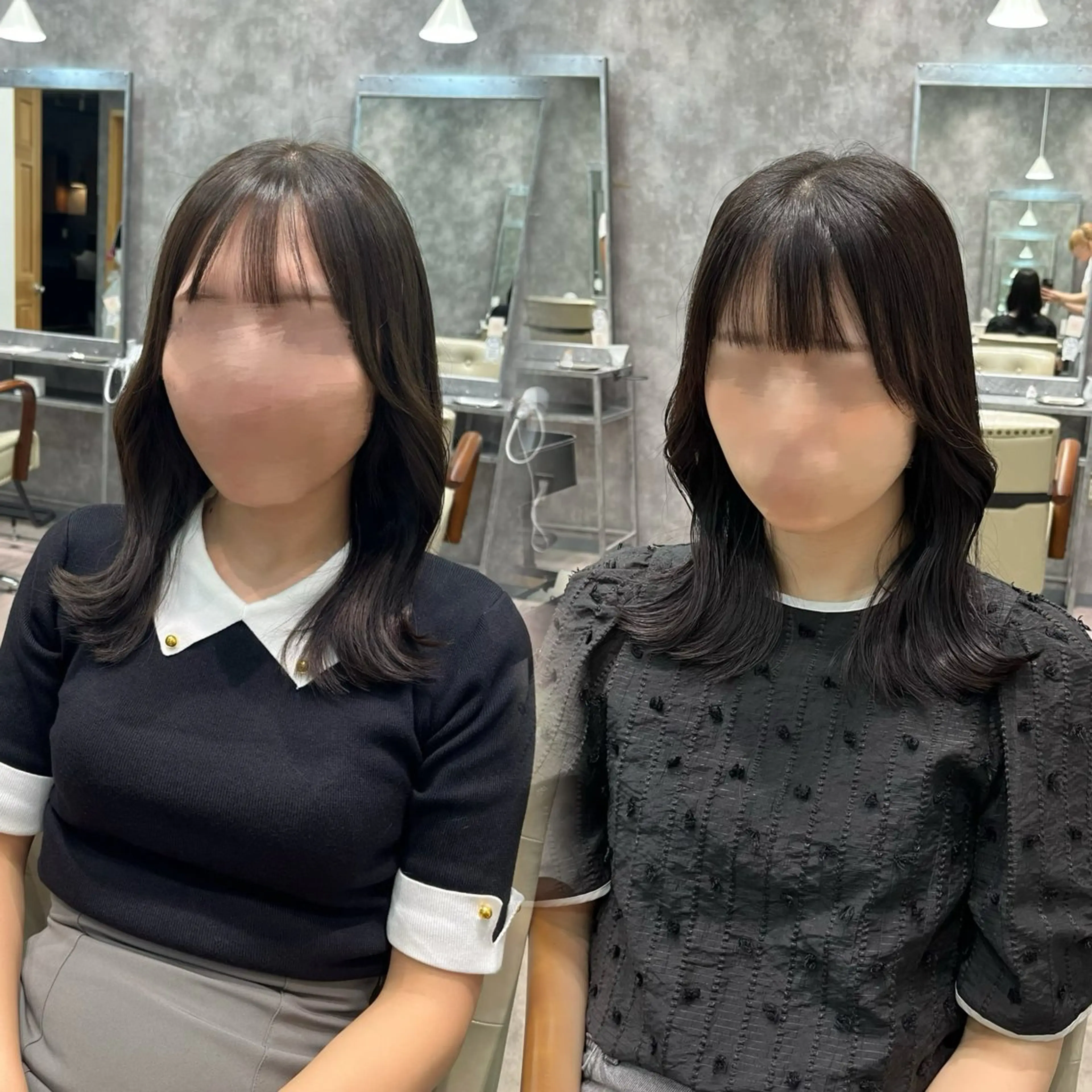 ミディアム くびれヘア 勝 瑞貴のヘアスタイル