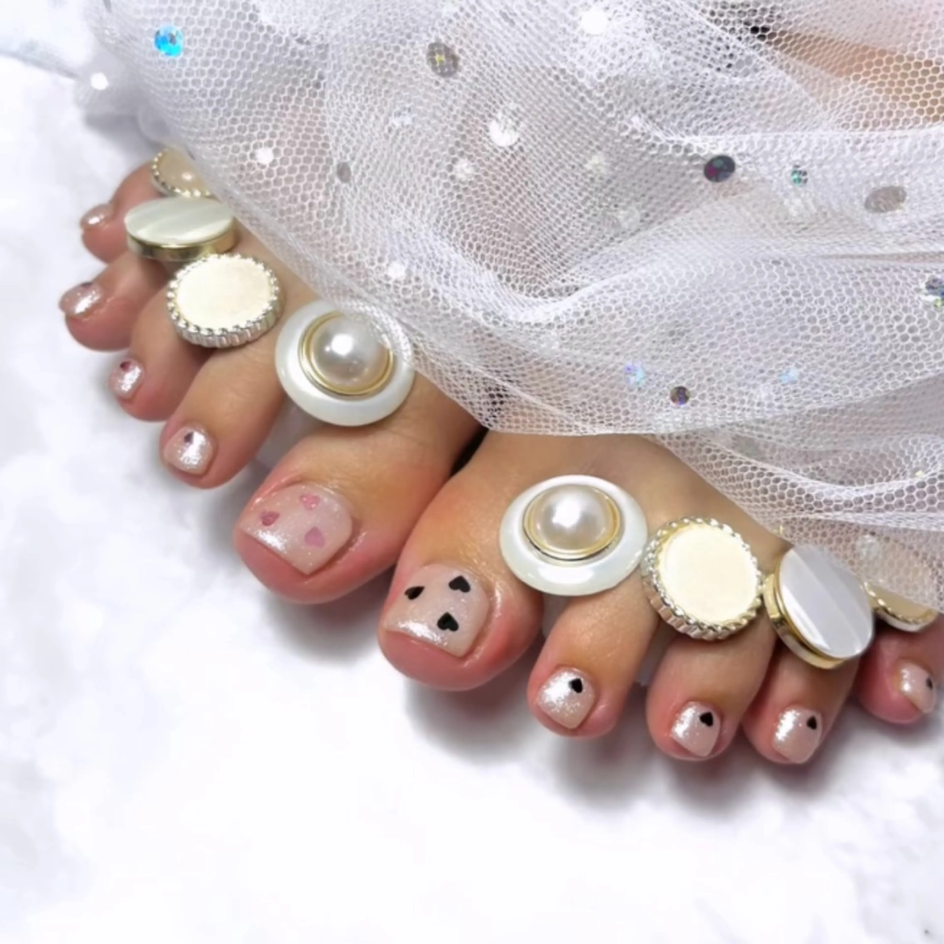 ネイル アートネイル フットネイル Nail Salon Lacusのネイルデザイン