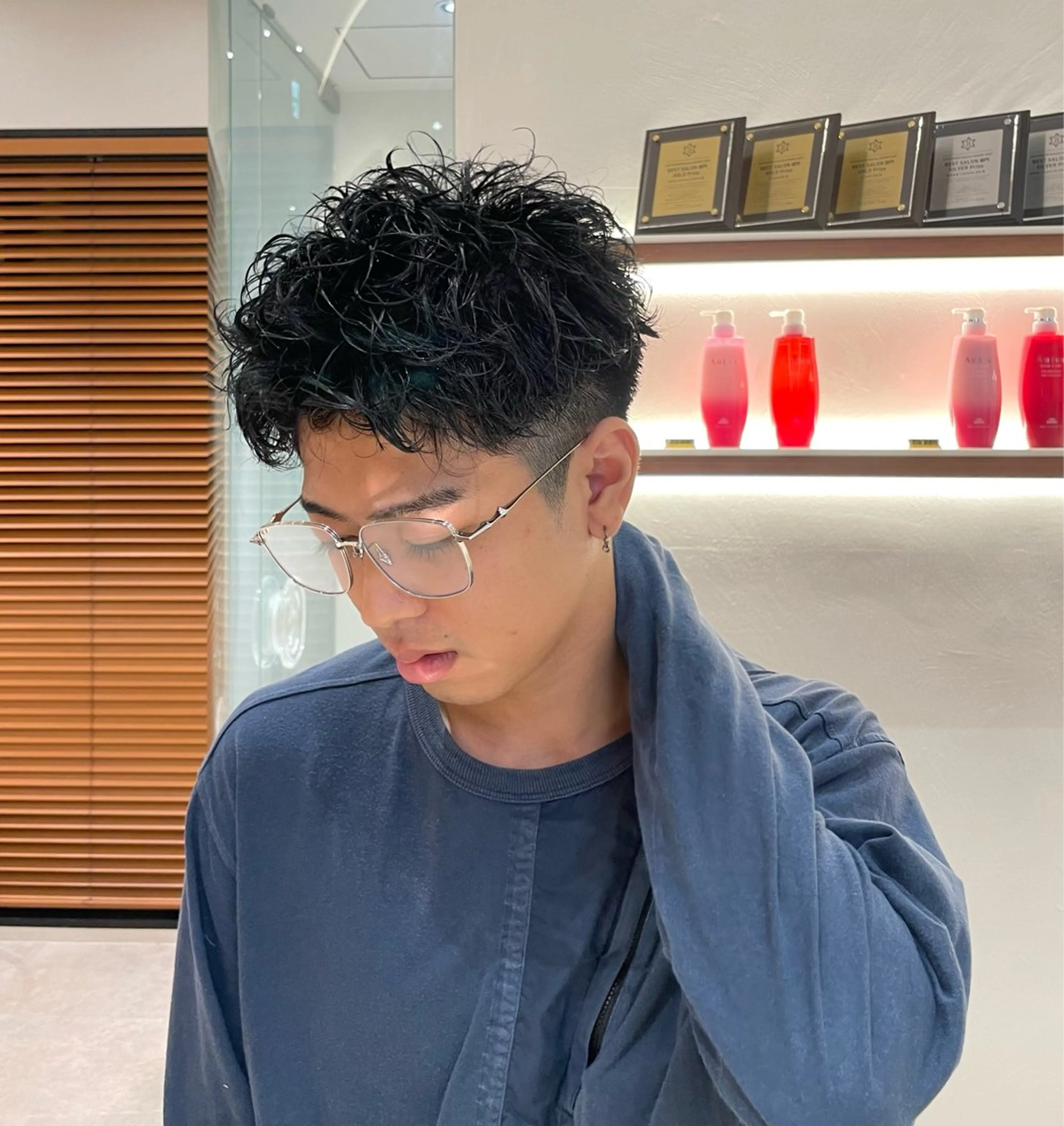 ショート メンズ カット パーマ heavenly by HAVANA新宿所属・メンズショート/ピン パーマ/新宿/フウガのヘアスタイル