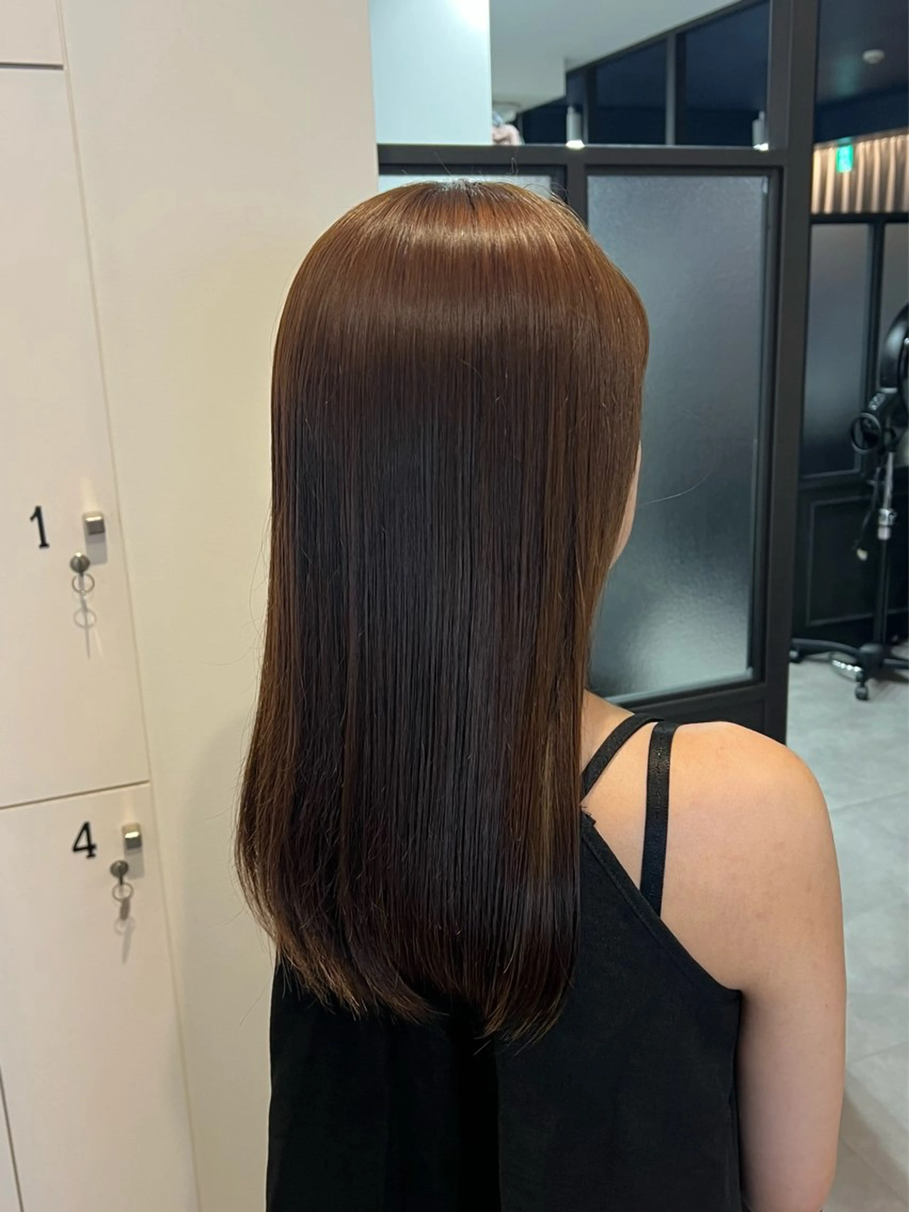 ロング カラー ブラウンカラー ヘアカラー Dia ‎ アキヨシ ミユのヘアスタイル