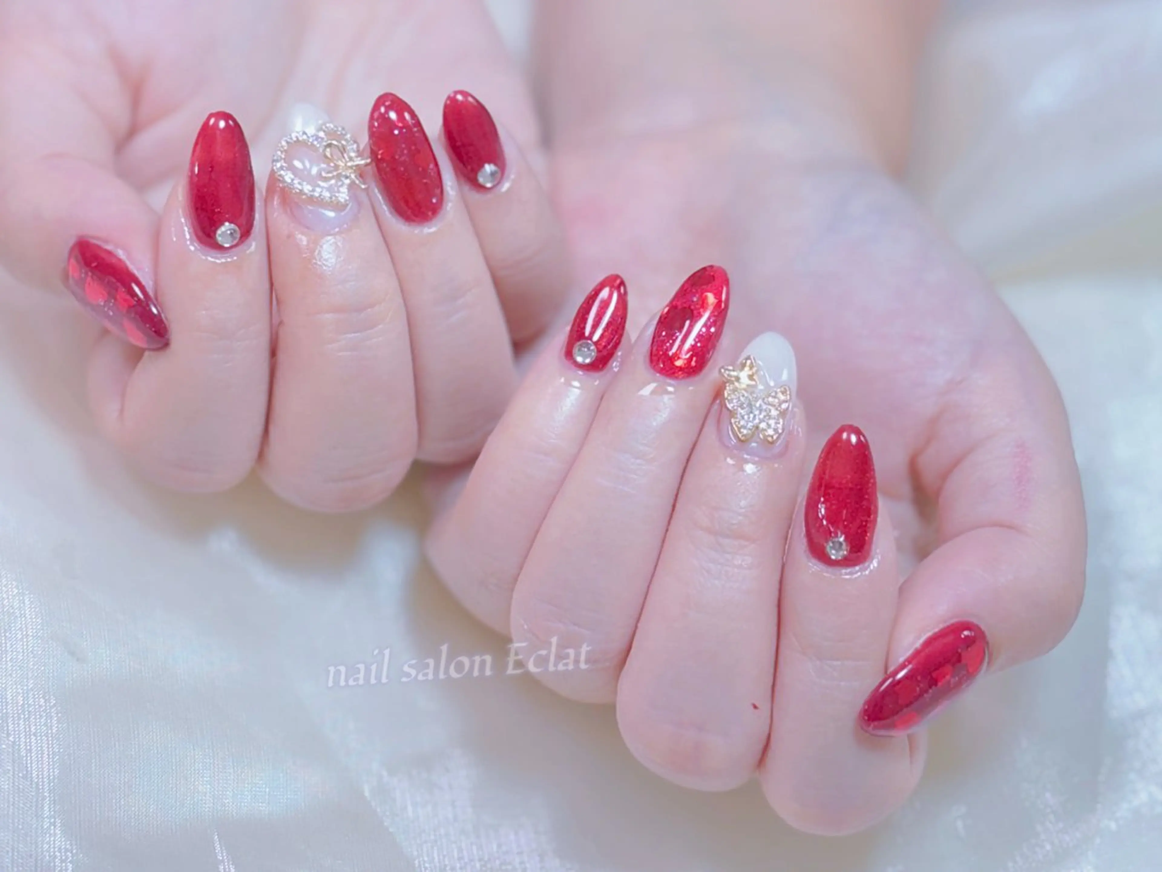 ネイル ハンドネイル ネイルサロンエクラ 🫧Shizukaのネイルデザイン