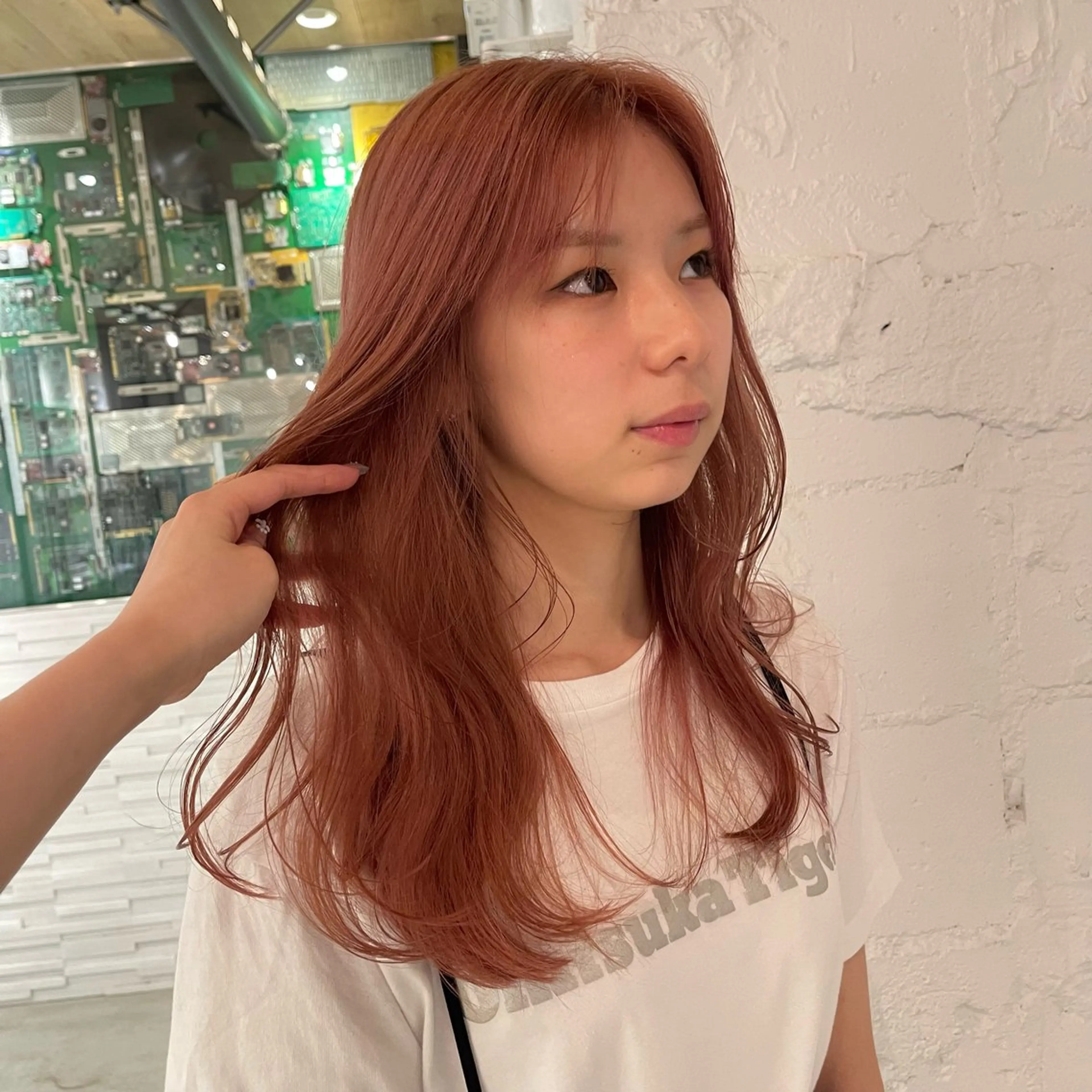 ロング カラー lunty miichiのヘアスタイル