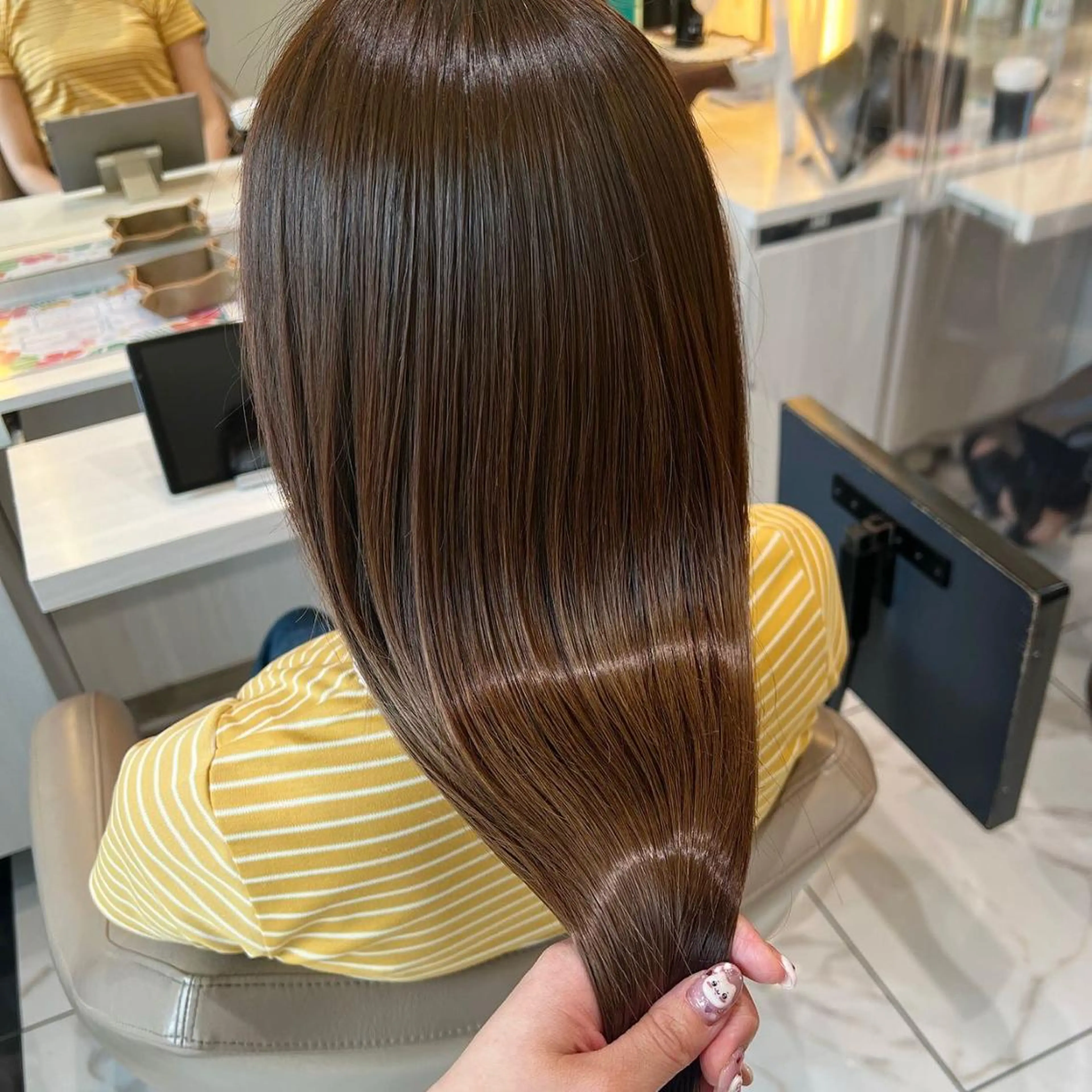 ロング 髪質改善 トリートメント カット トリートメント 三箇島 陽香のヘアスタイル