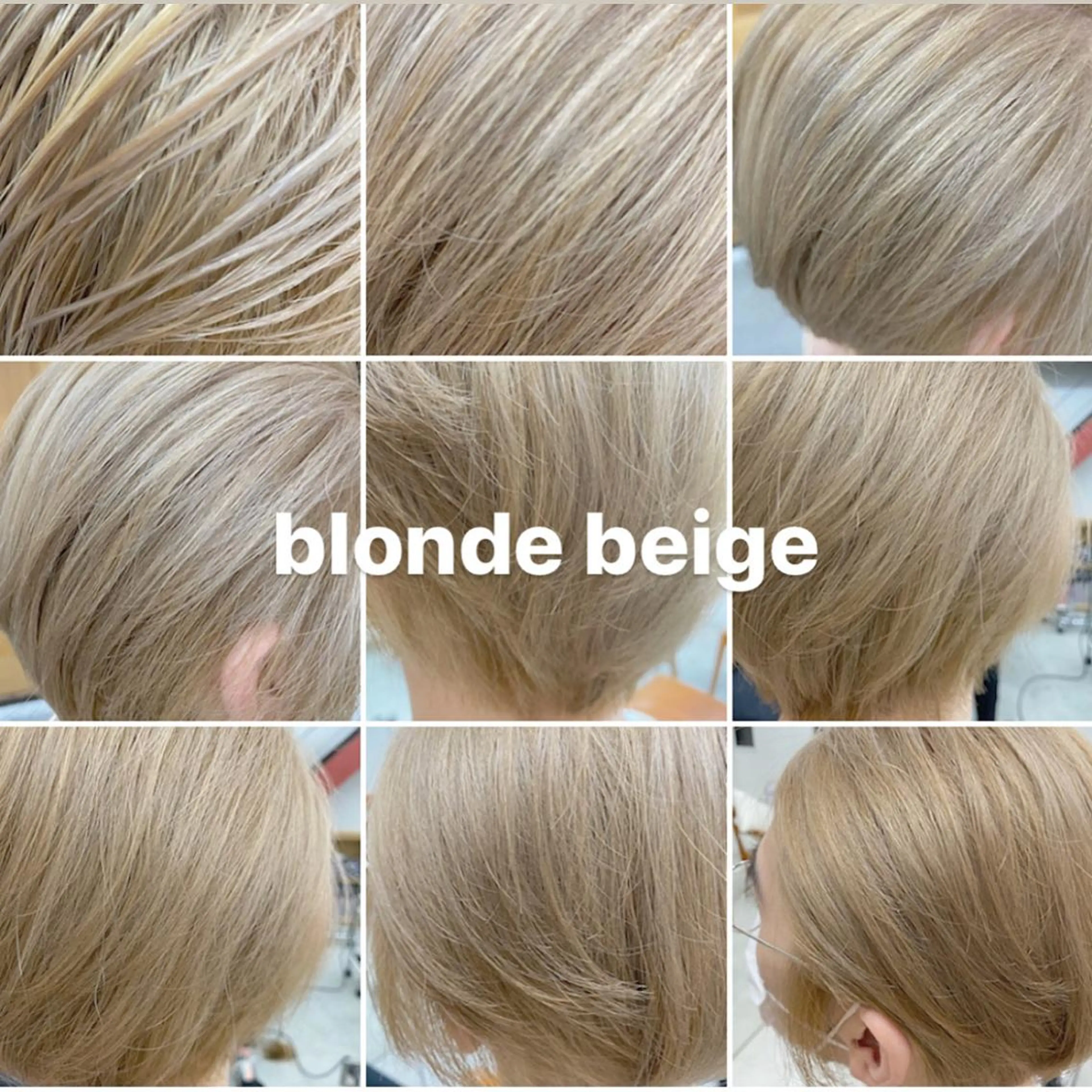 ショート カラー ベージュカラー ブロンド ブロンドベージュ stand所属・ニュアンスヘア🌔 nanakoのヘアスタイル