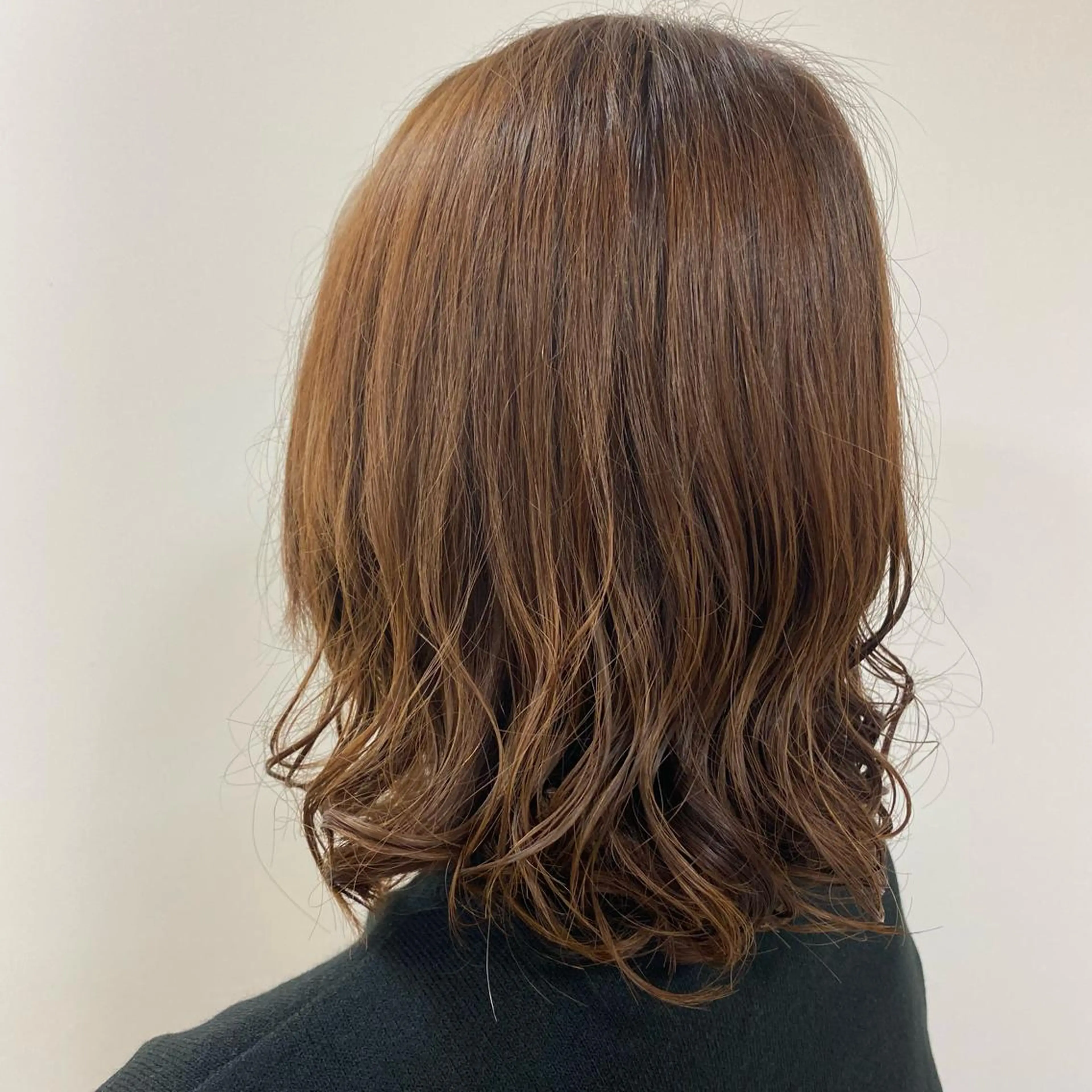 セミロング パーマ 個性派/ブリーチ ＊ほのかのヘアスタイル