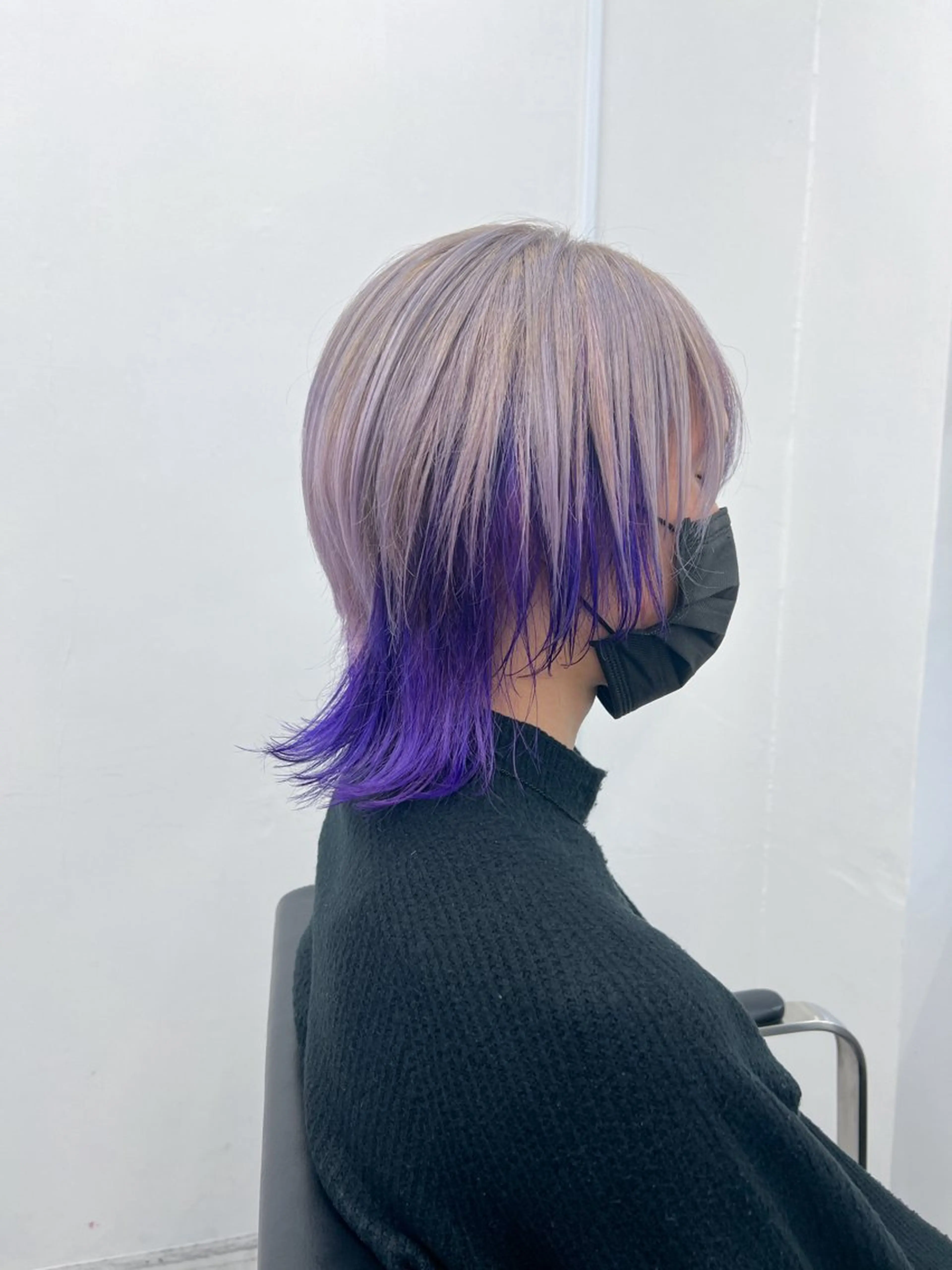ミディアム ヘアカラー ☺︎ RIHOのヘアスタイル