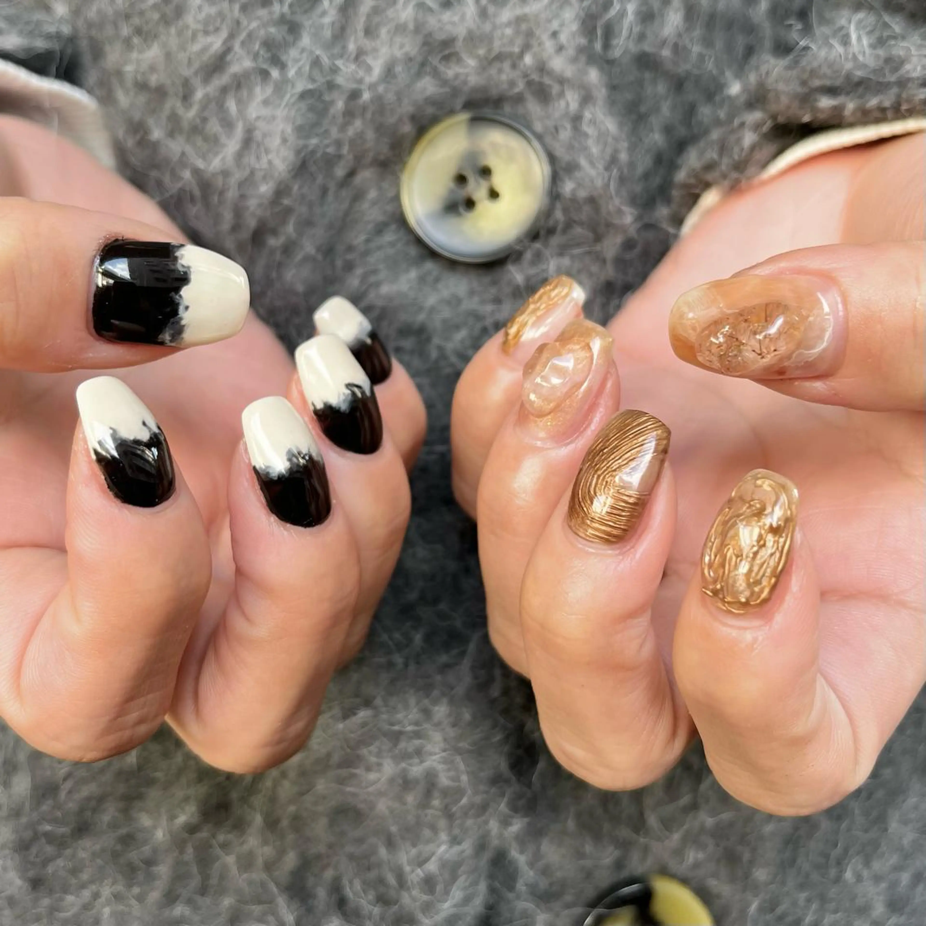 ネイル ニュアンスネイル ハンドネイル nail salon O (en)所属・vegh. nail／阿波座のネイルデザイン