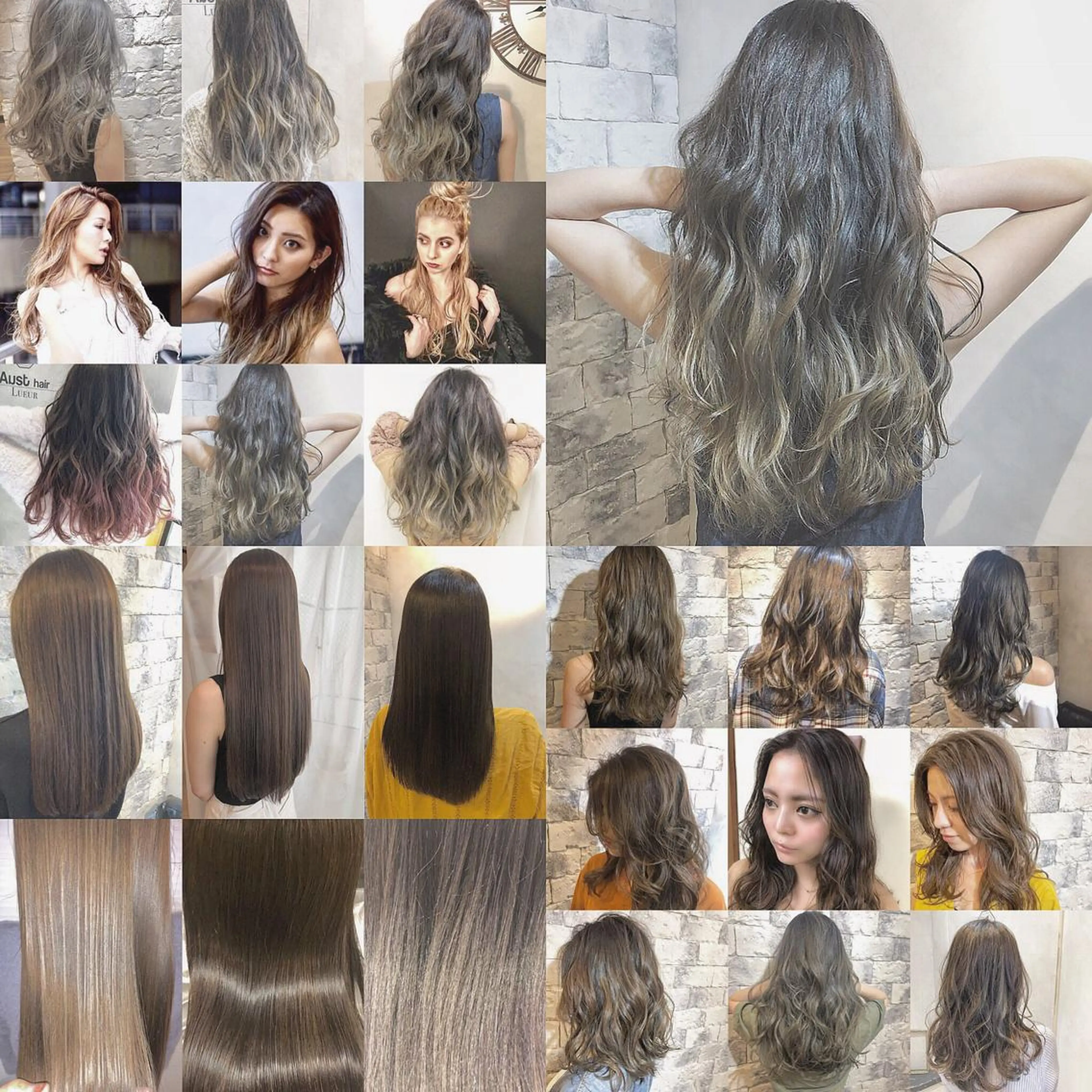 ロング カラー パーマ ヘアアレンジ グラデーションカラー グレージュ ハイライトカラー インナーカラー ユニコーンカラー AUBE HAIRazul吉祥寺所属・綺麗な髪質にしたい方 限定🌈清水　祥のヘアスタイル