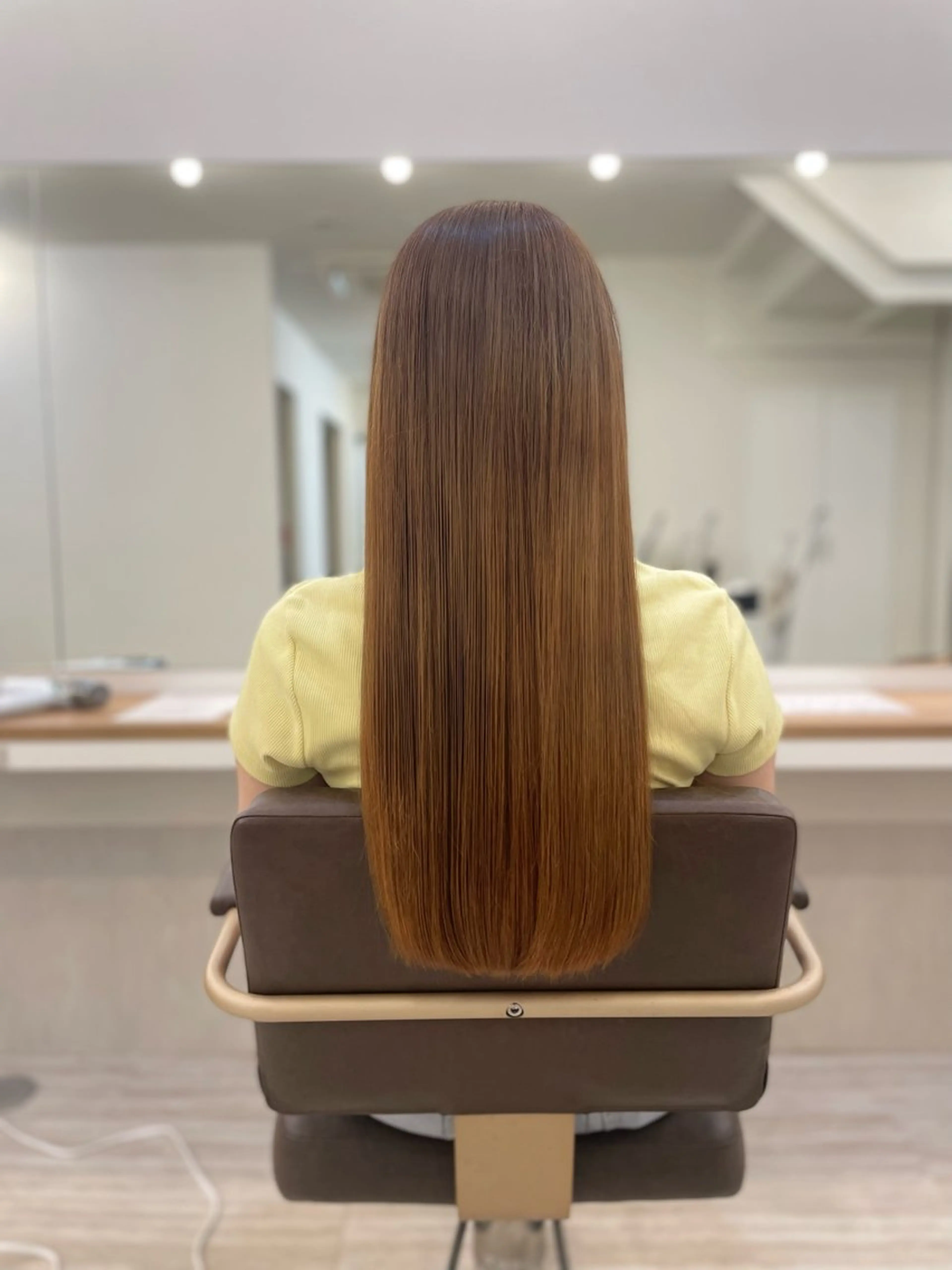 ロング カラー 山下 柚奈のヘアスタイル