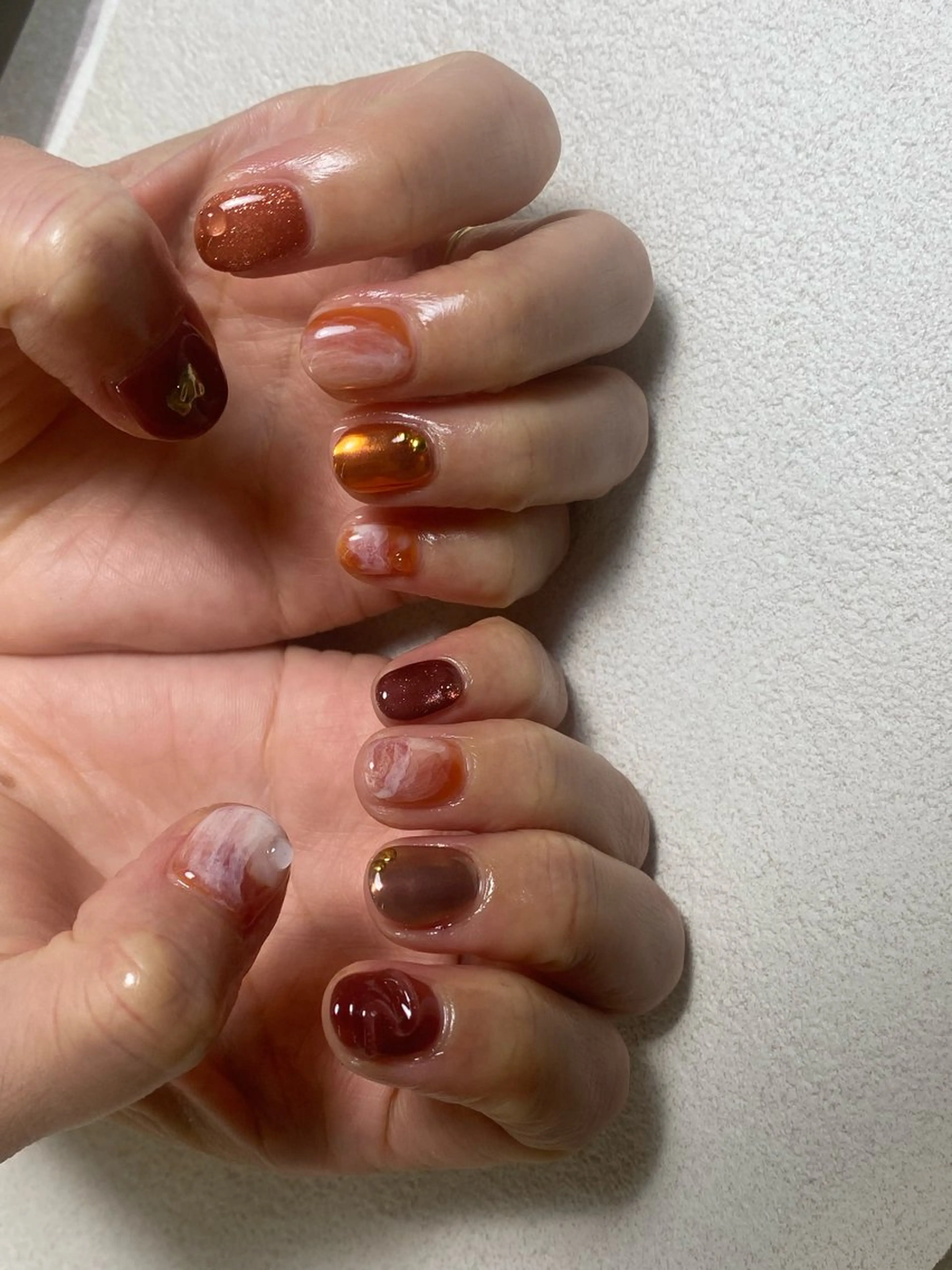 ネイル ニュアンス / 鉱物 natsukiのネイルデザイン