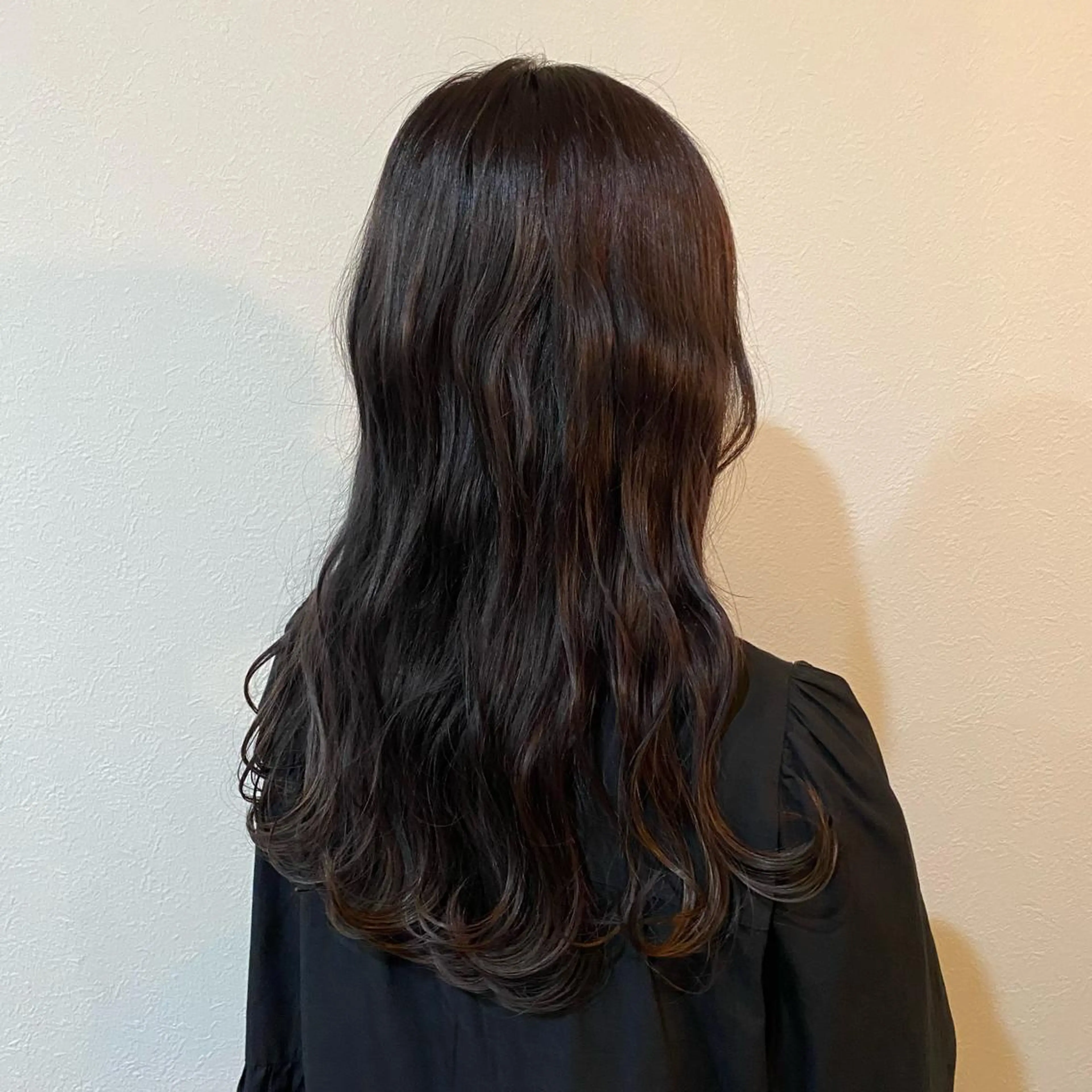ロング カット ヘアカラー トリートメント hamano harunaのヘアスタイル